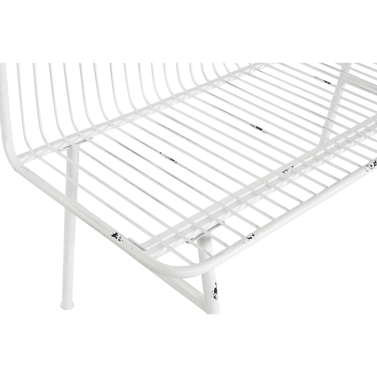 Trädgårdsmöbler Home ESPRIT Vit 115 x 53 x 83 cm (4 Delar) - 5
