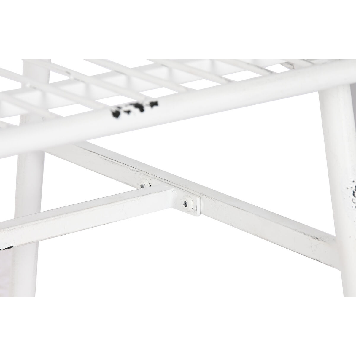 Trädgårdsmöbler Home ESPRIT Vit 115 x 53 x 83 cm (4 Delar) - 4