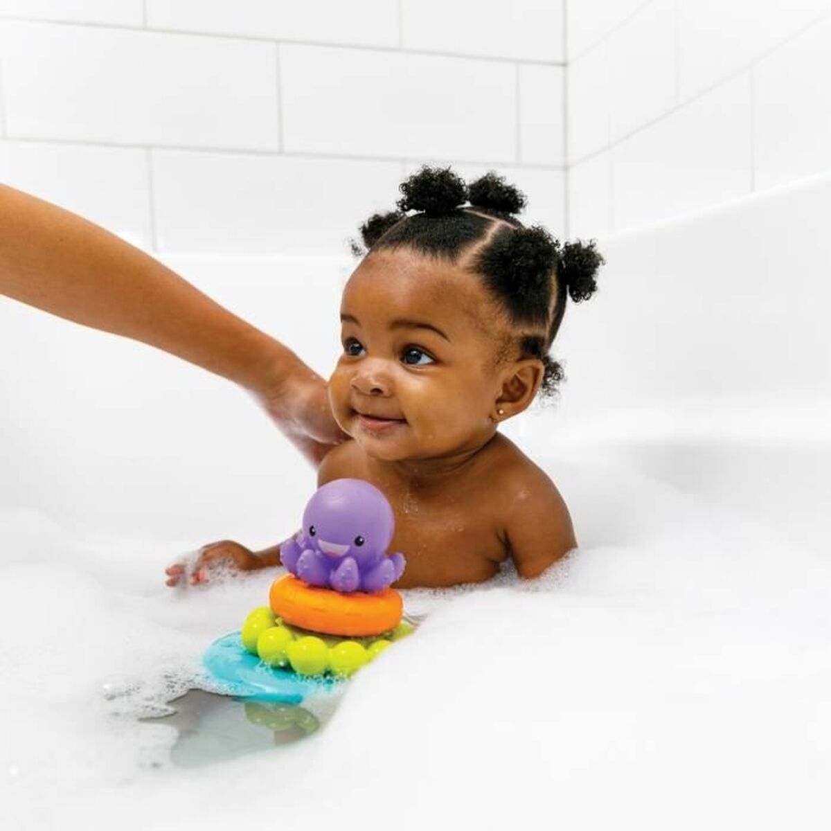 Balanserande pyramid Infantino Octopus bath pyramid - 3