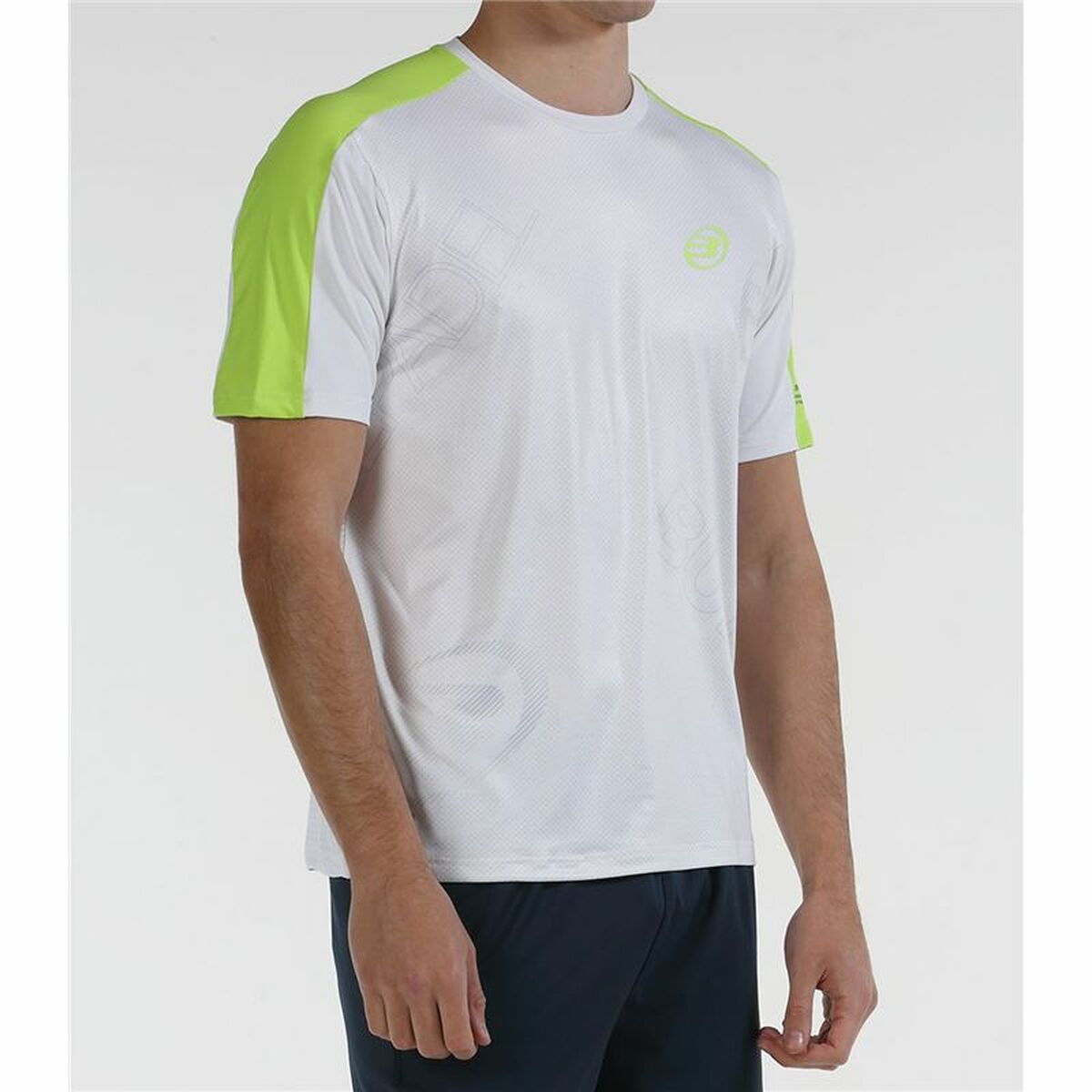 T-shirt med kortärm Herr Bullpadel Vit Män - 2