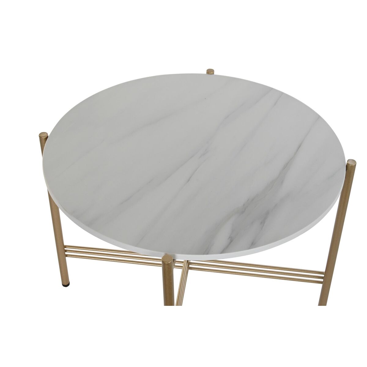 Konsol DKD Home Decor Gyllene Metall Marmor 65 x 65 x 45 cm - 5