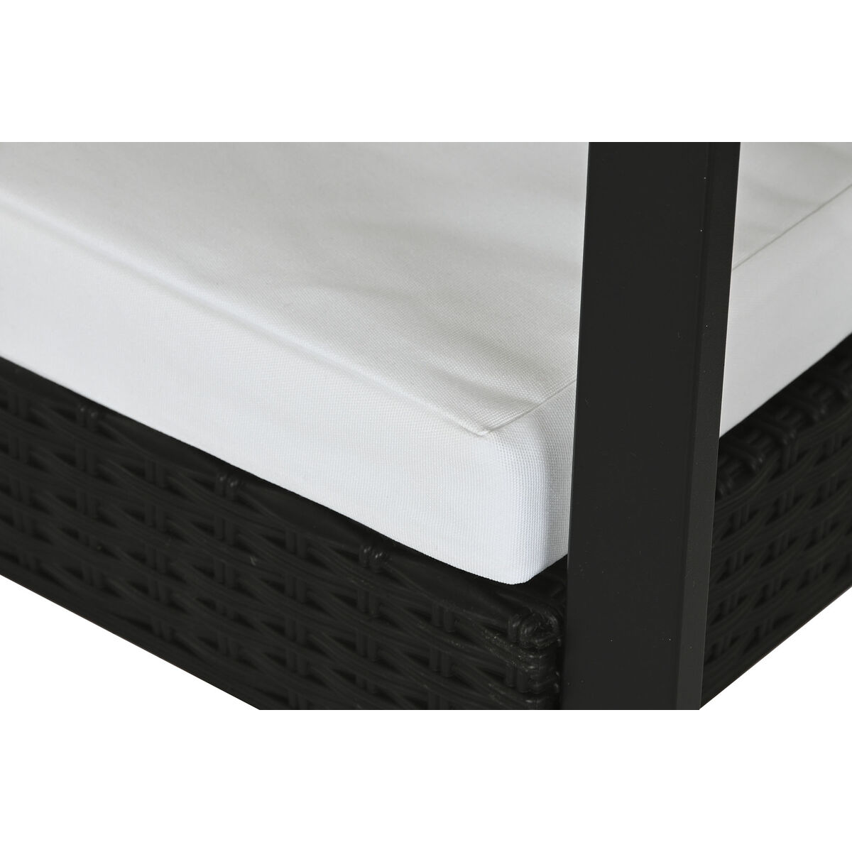 Bordsgrupp med 2 stolar Home ESPRIT Svart Stål 59 x 61,5 x 74 cm - 6