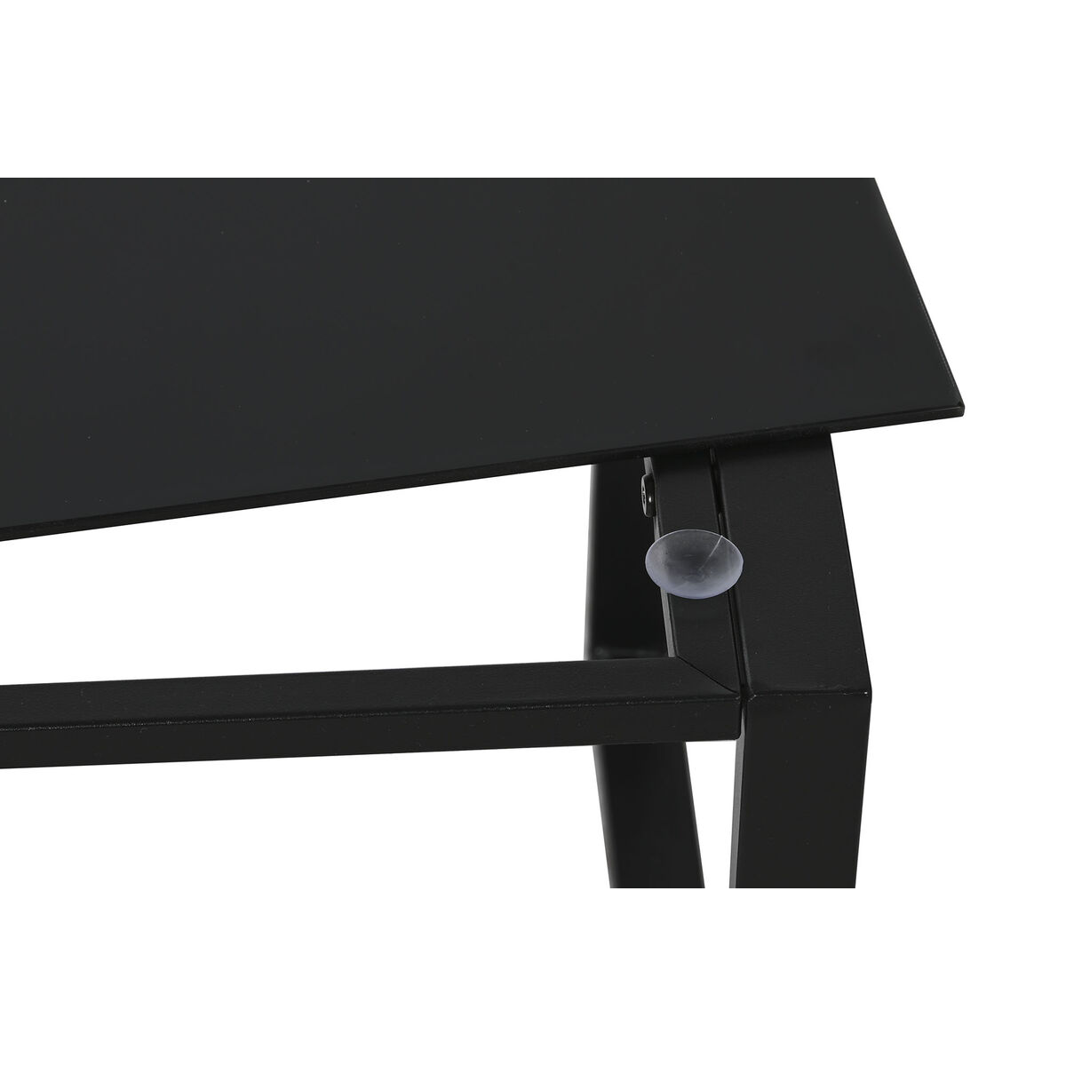 Bordsgrupp med 2 stolar Home ESPRIT Svart Stål 59 x 61,5 x 74 cm - 11