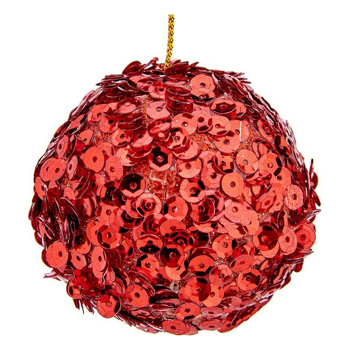 Julgranskulor Krist+ Röd Plast Ø 10 cm 6 antal