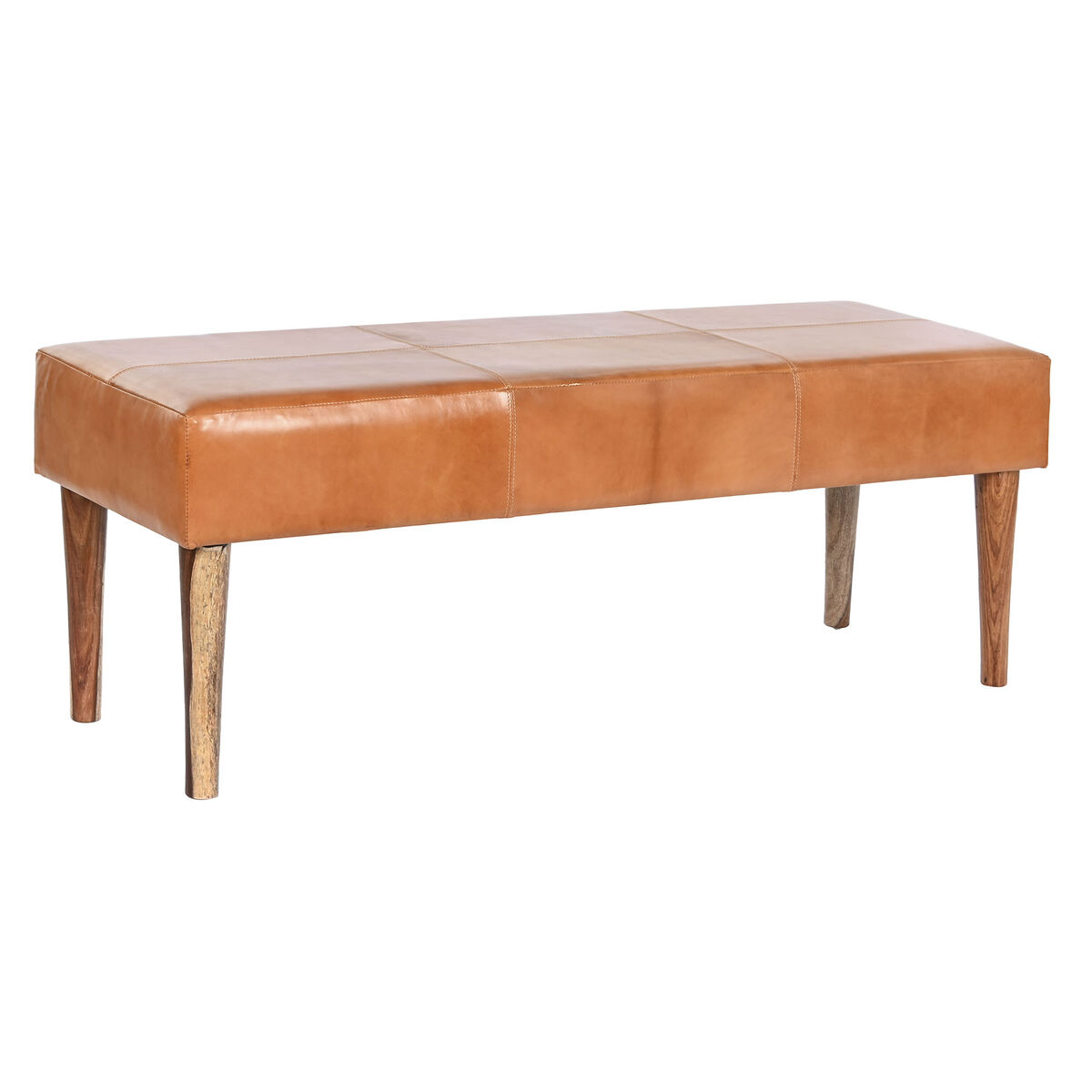 Sittpall DKD Home Decor Kamel Trä 122 x 41 x 46 cm
