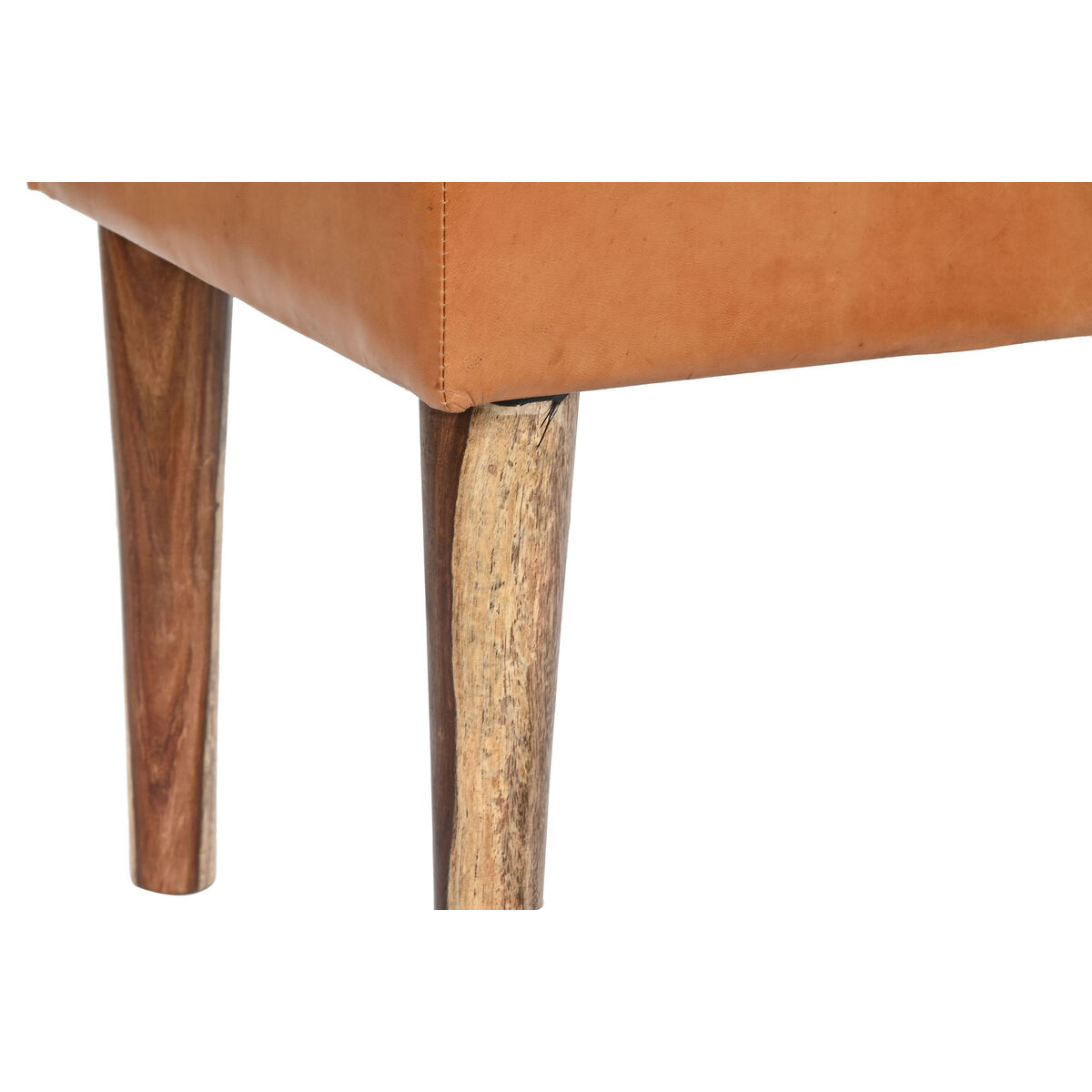 Sittpall DKD Home Decor Kamel Trä 122 x 41 x 46 cm - 5