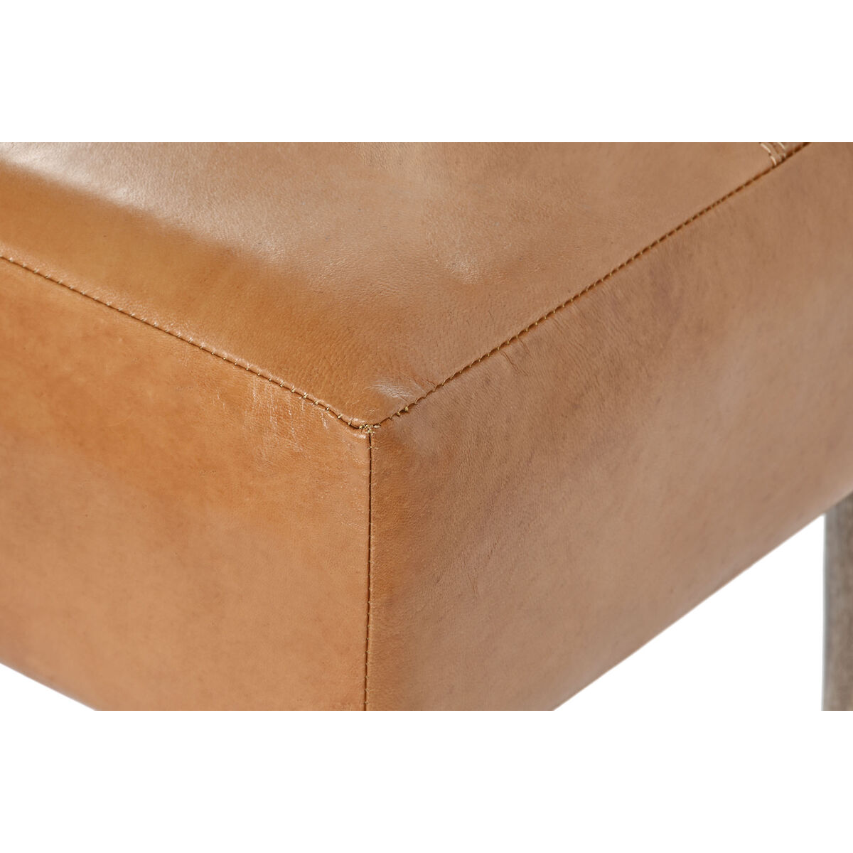 Sittpall DKD Home Decor Kamel Trä 122 x 41 x 46 cm - 6