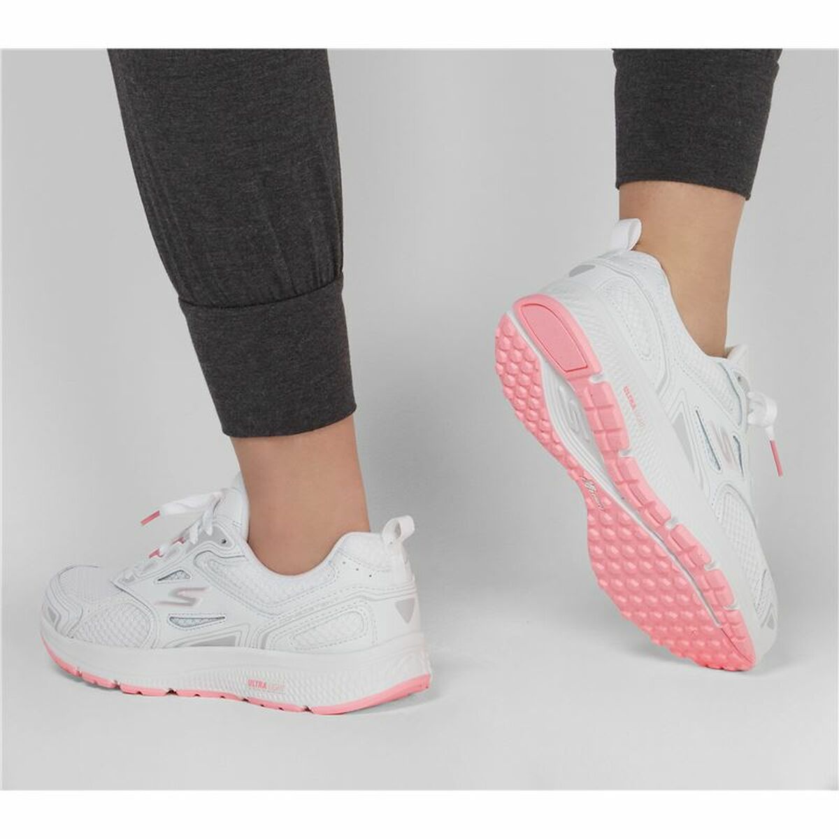 Gymnastiksko, Dam Skechers Go Run Consistent Vit - 3