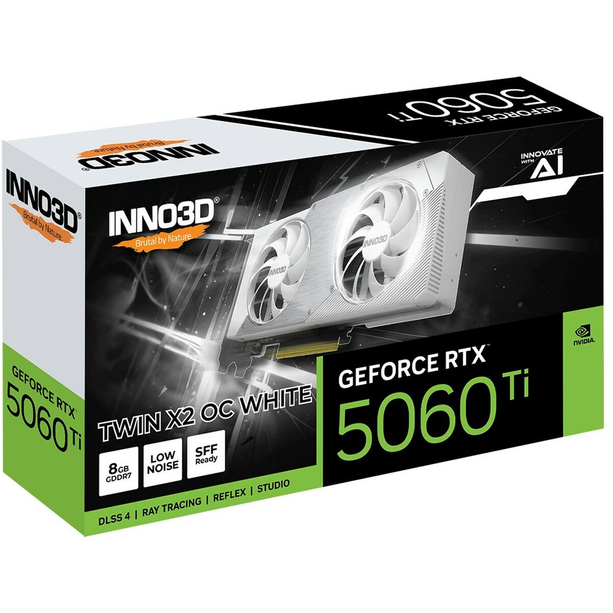 Grafikkort INNO3D N506T2-08D7X-193075W geforce rtx 5060 ti 8 GB - 2