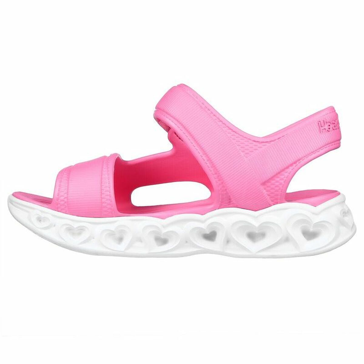 Sandaler till barn Skechers Lighted Molded Top Rosa - 4