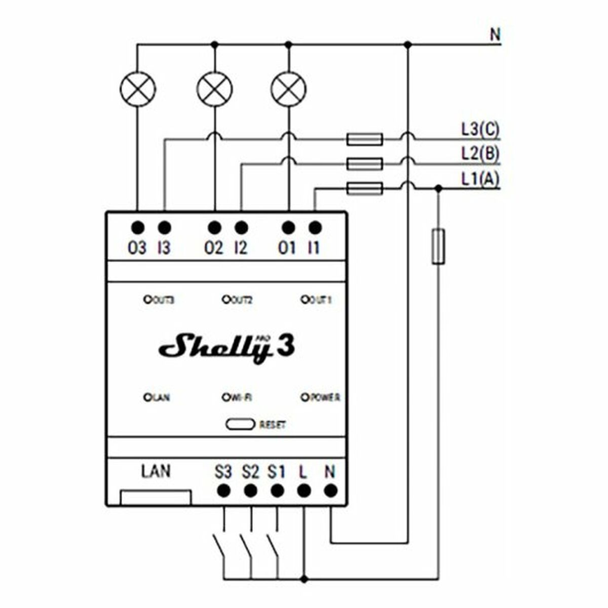 Smartkontakt OR: Intelligent Kontakt Shelly Bluetooth Wi-Fi - 2