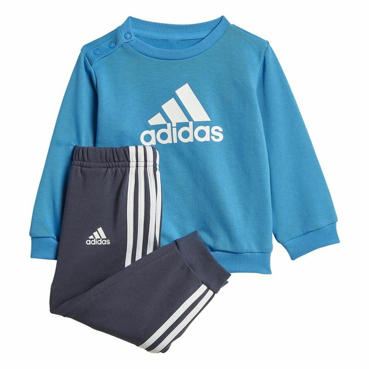 Träningskläder, Baby Adidas Badge of Sport French Terry Blå - 11