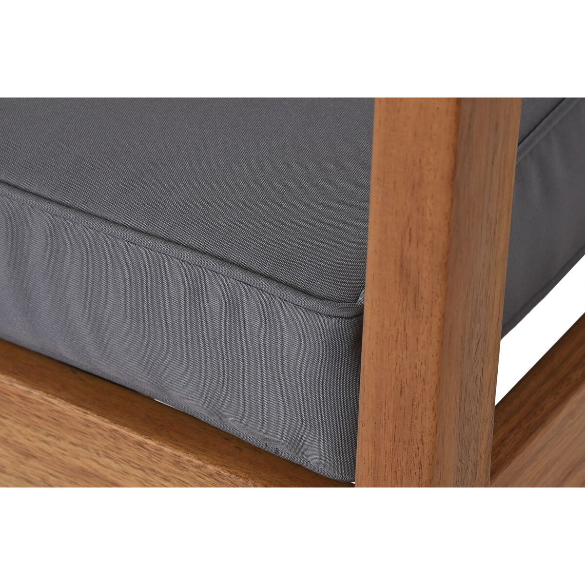 Set med bord och 3 fåtöljer Home ESPRIT Brun Grå Akaciaträ 120 x 72 x 75 cm - 4
