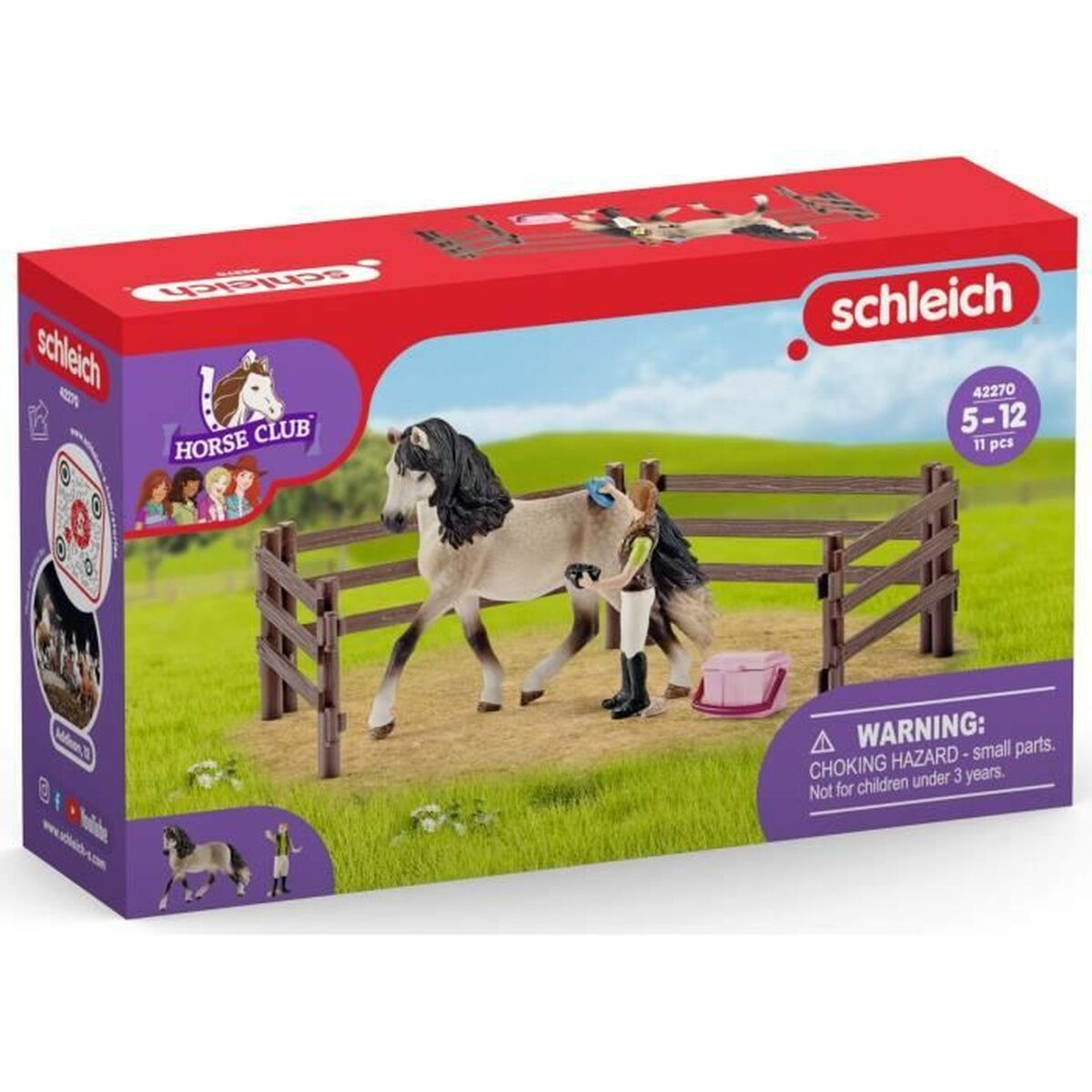 Playset Schleich Andalusian horses care kit - 2