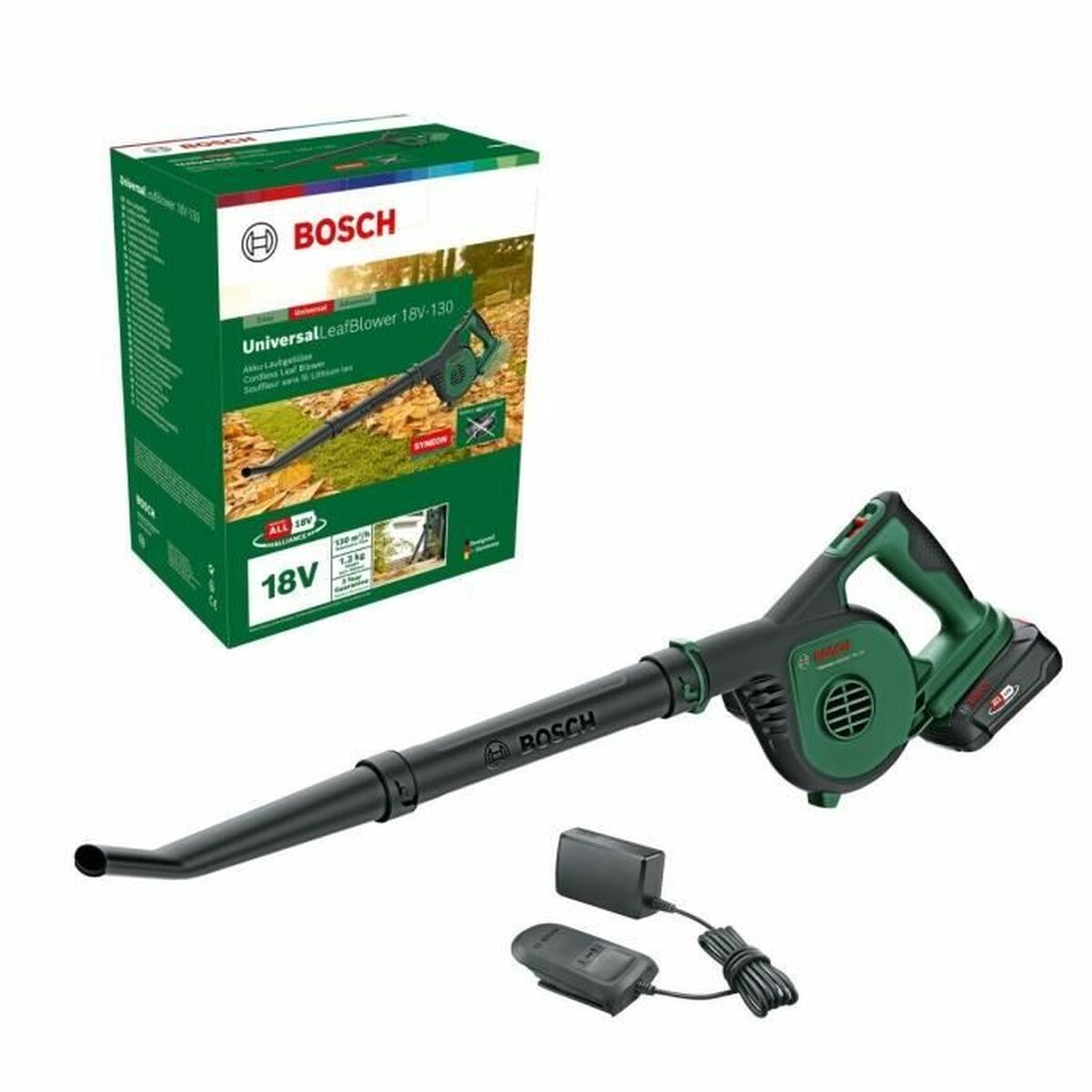 Blås BOSCH UniversalLeafBlower 18V-130 18 V