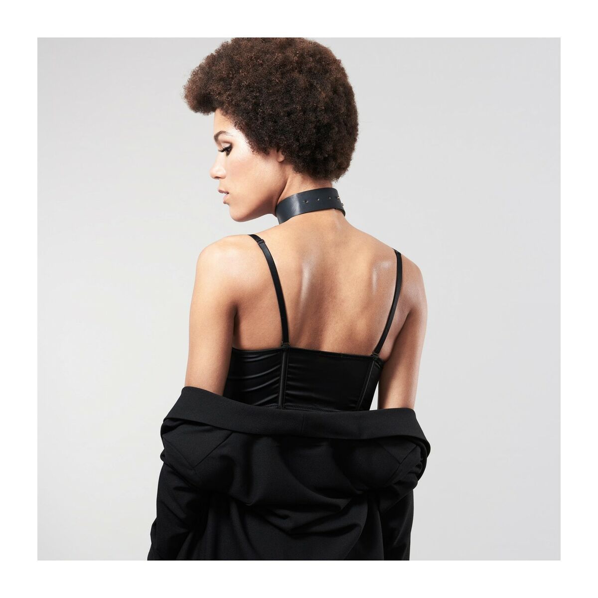 Maze Halsband med koppel Svart Bijoux Indiscrets 11116 - 6