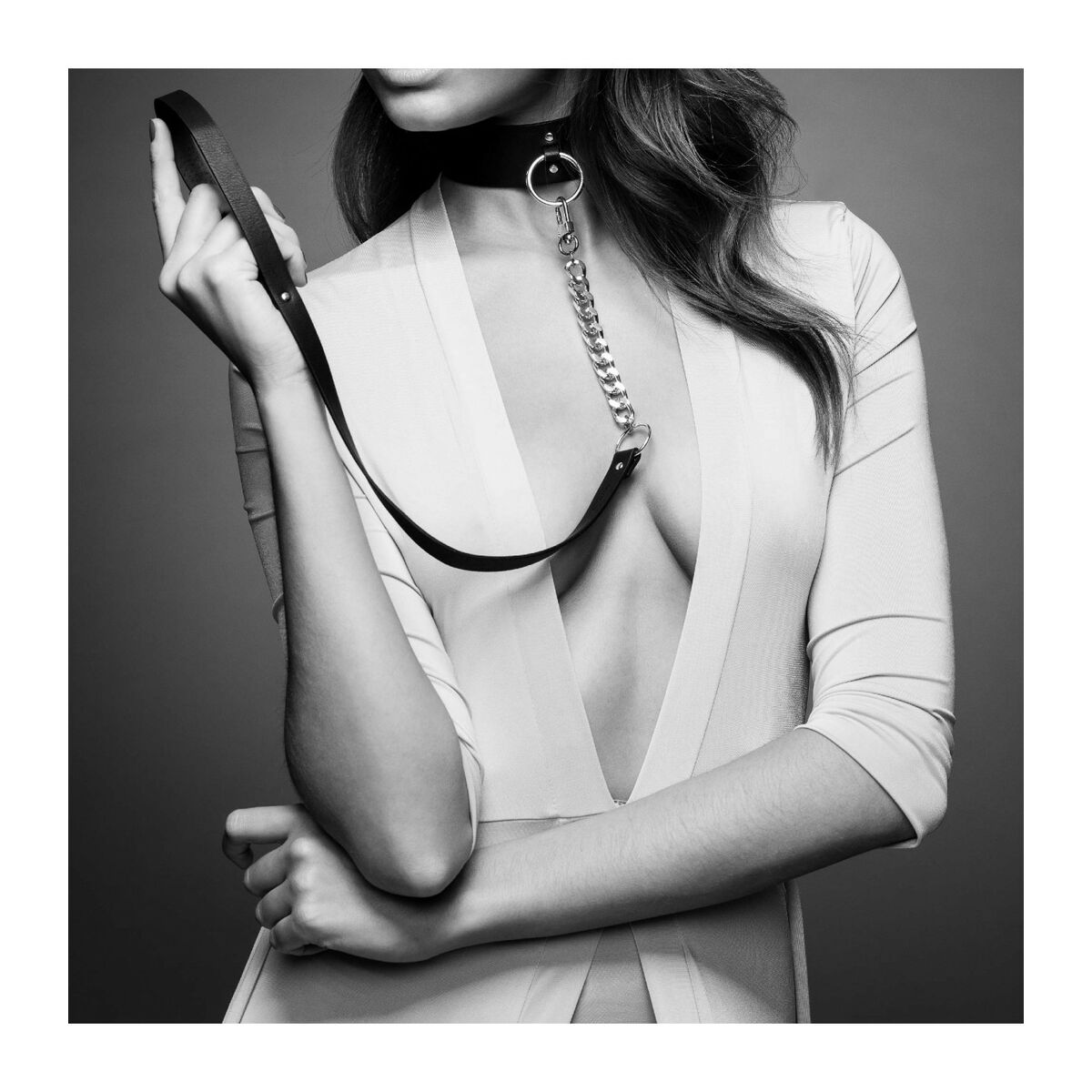 Maze Halsband med koppel Svart Bijoux Indiscrets 11116 - 7