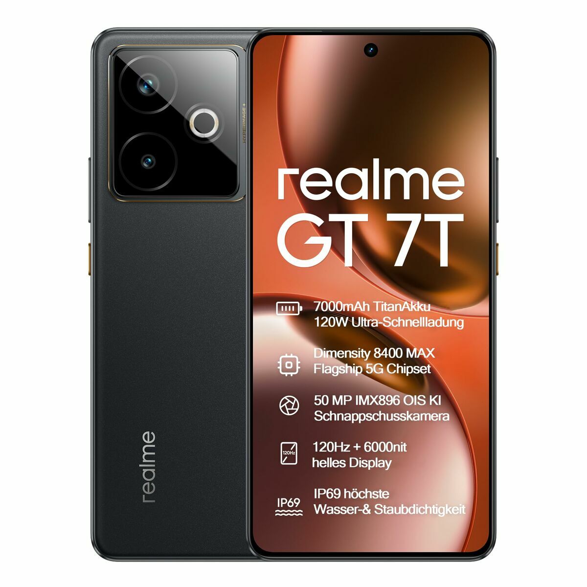 Smartphone Realme GT 7T 6,8" 12 GB RAM 256 GB Svart - 2