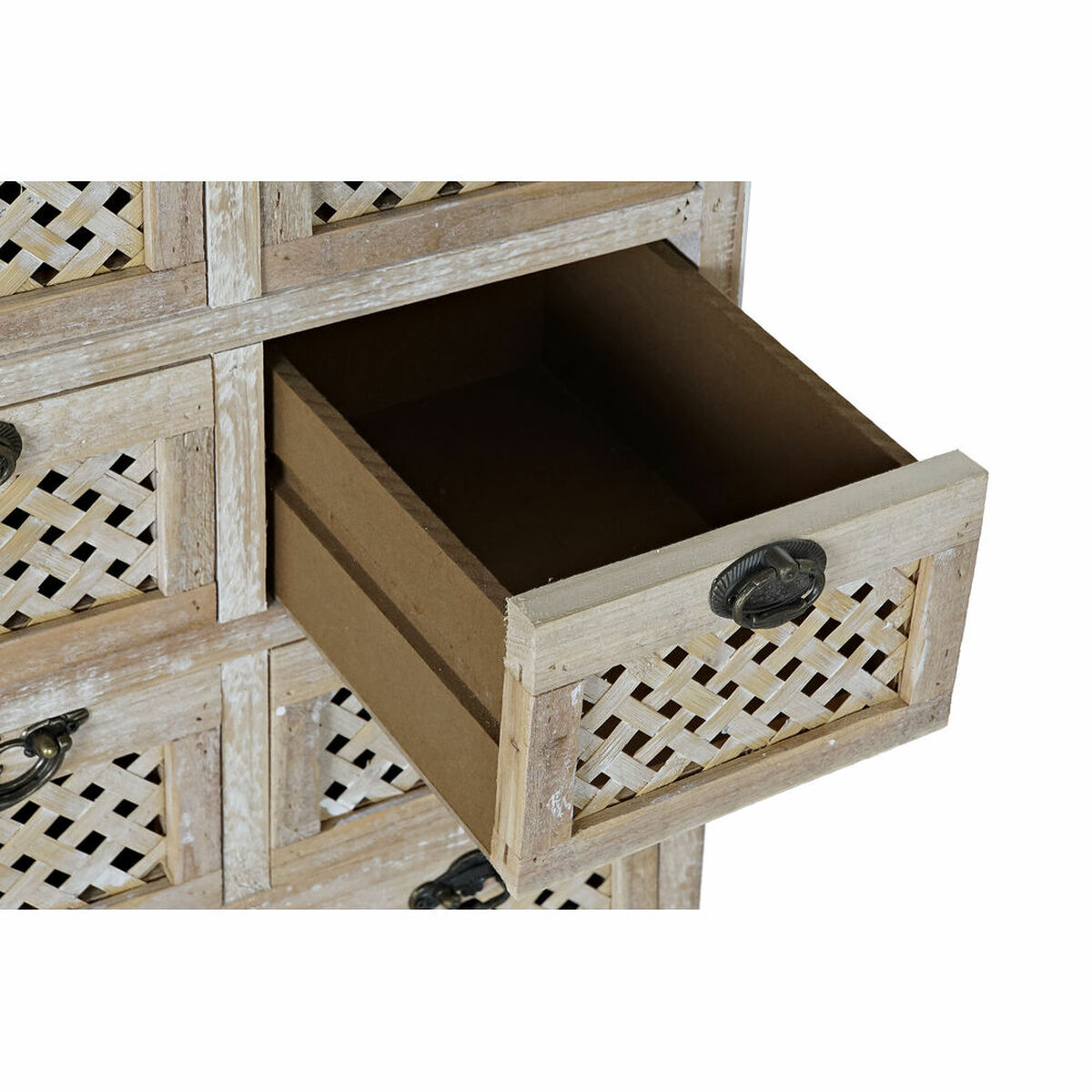 Byrå DKD Home Decor Ljusbrun Gran Cottage Avskalad 89 x 30 x 98 cm - 17