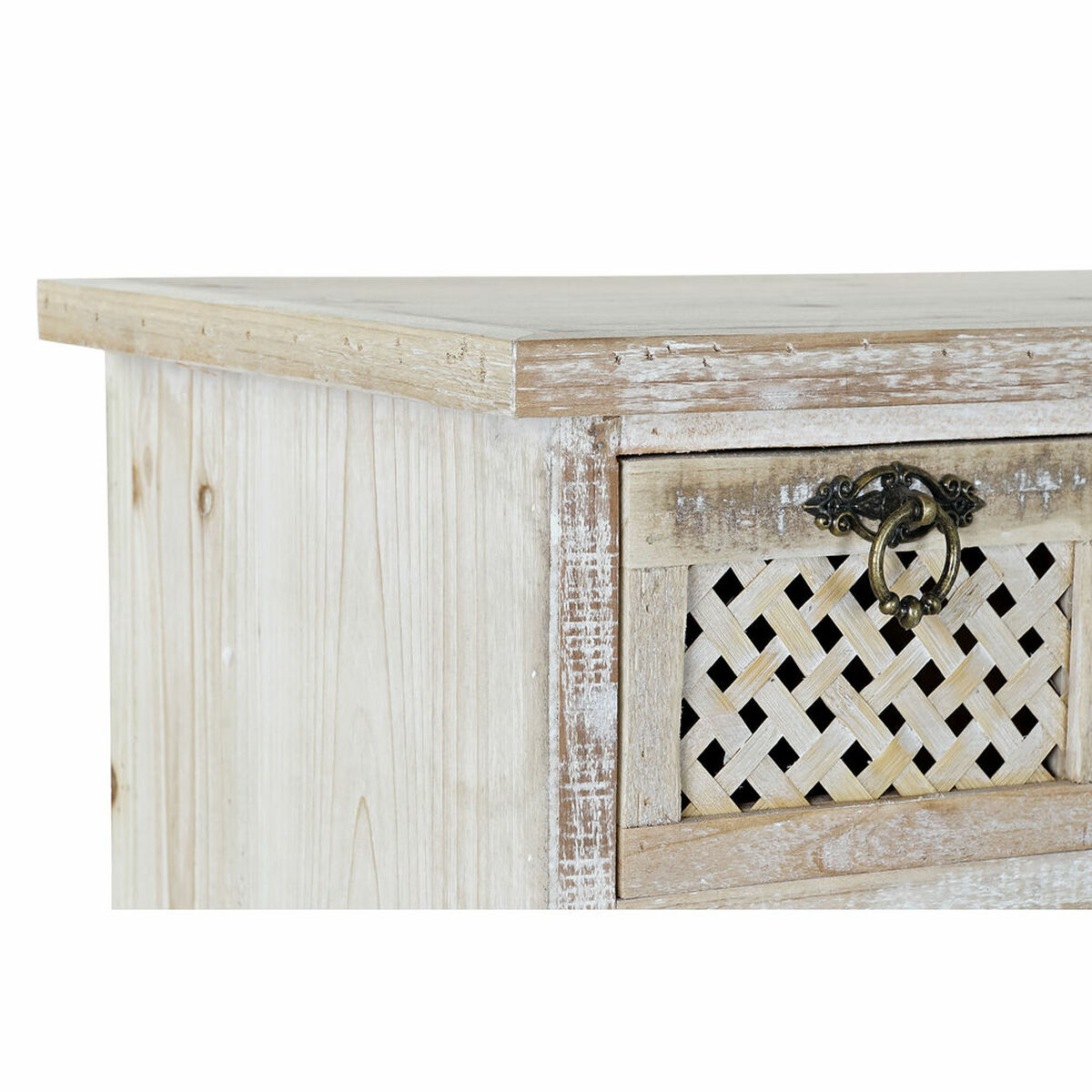Byrå DKD Home Decor Ljusbrun Gran Cottage Avskalad 89 x 30 x 98 cm - 11