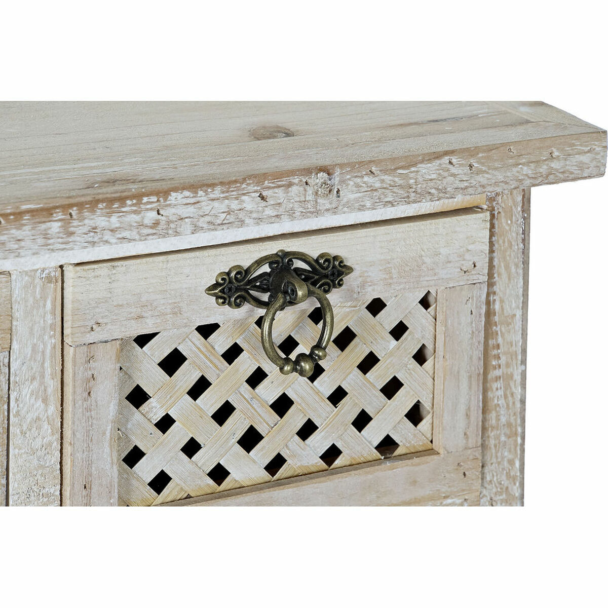 Byrå DKD Home Decor Ljusbrun Gran Cottage Avskalad 89 x 30 x 98 cm - 16