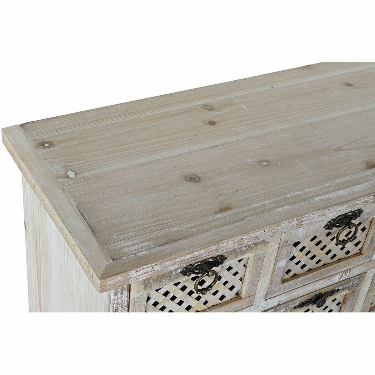Byrå DKD Home Decor Ljusbrun Gran Cottage Avskalad 89 x 30 x 98 cm - 14