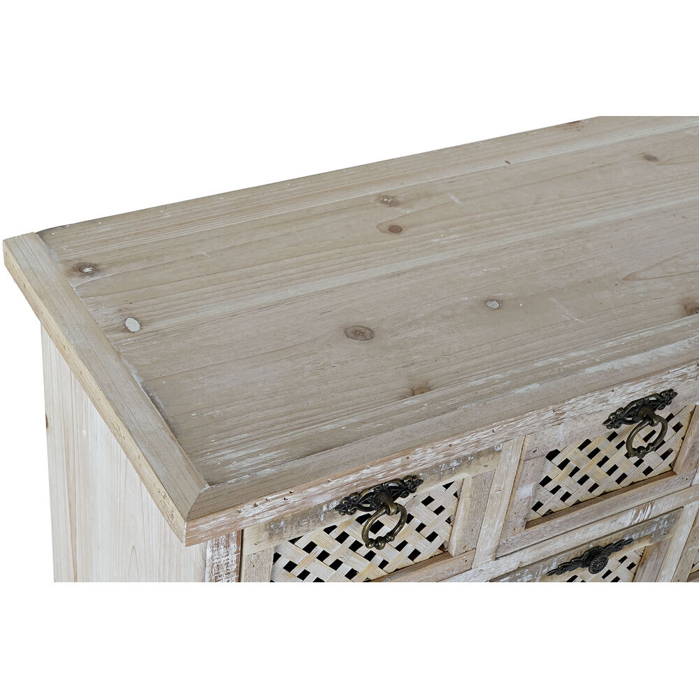 Byrå DKD Home Decor Ljusbrun Gran Cottage Avskalad 89 x 30 x 98 cm - 6