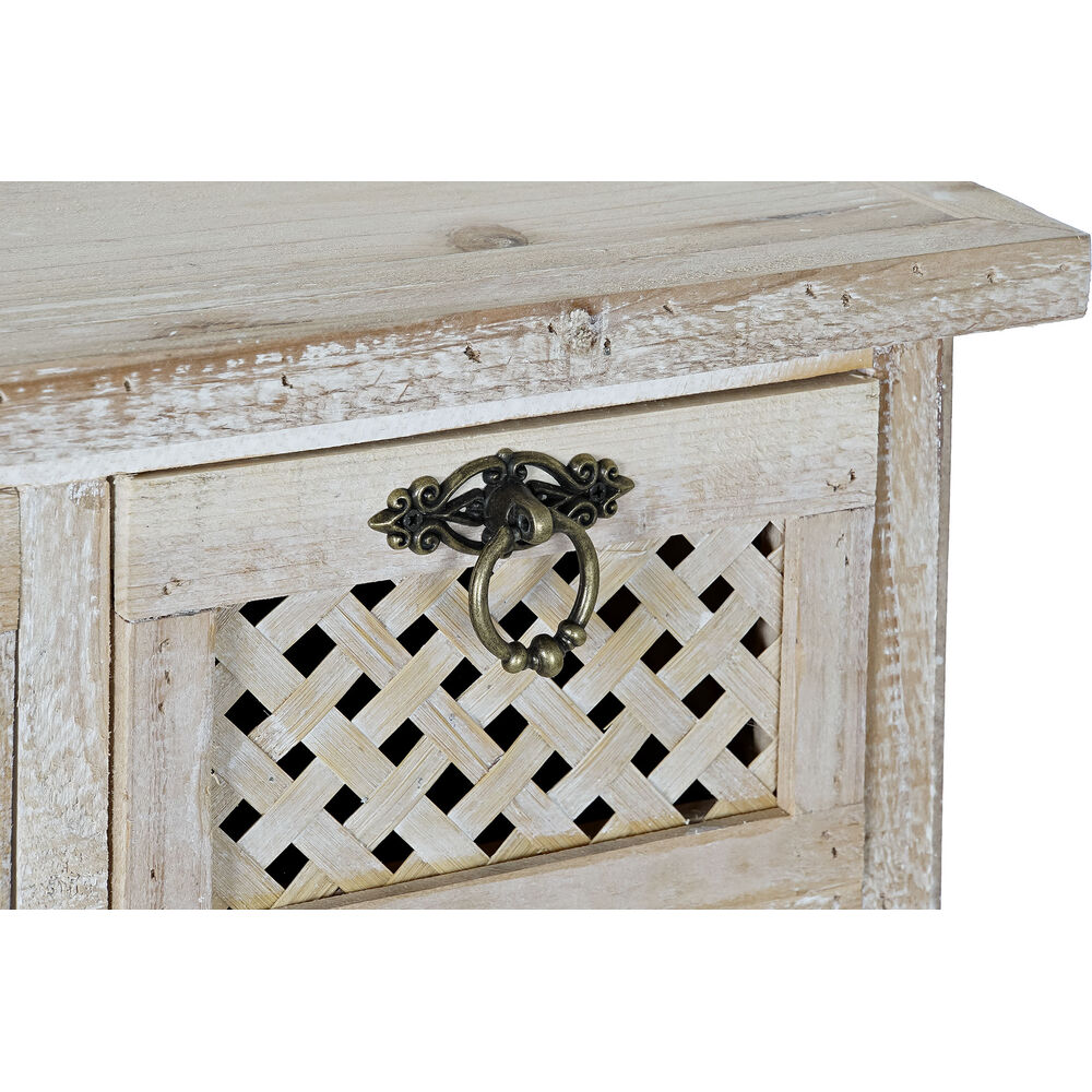 Byrå DKD Home Decor Ljusbrun Gran Cottage Avskalad 89 x 30 x 98 cm - 4