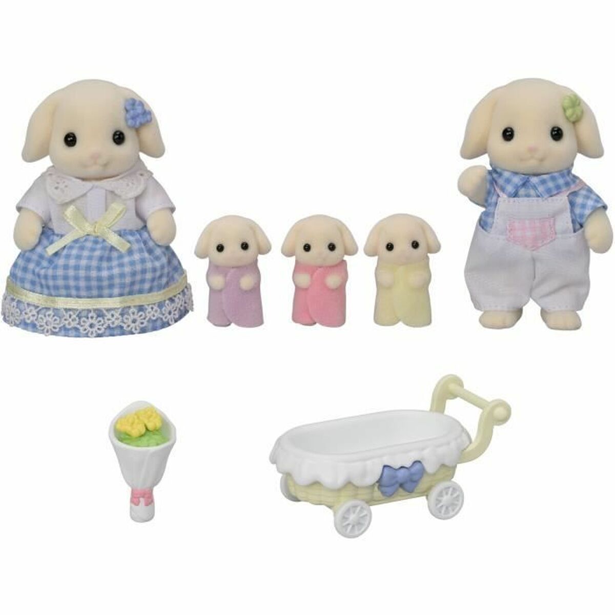 Tillbehör till dockhus Sylvanian Families 5735 Flora Rabbit family - 4