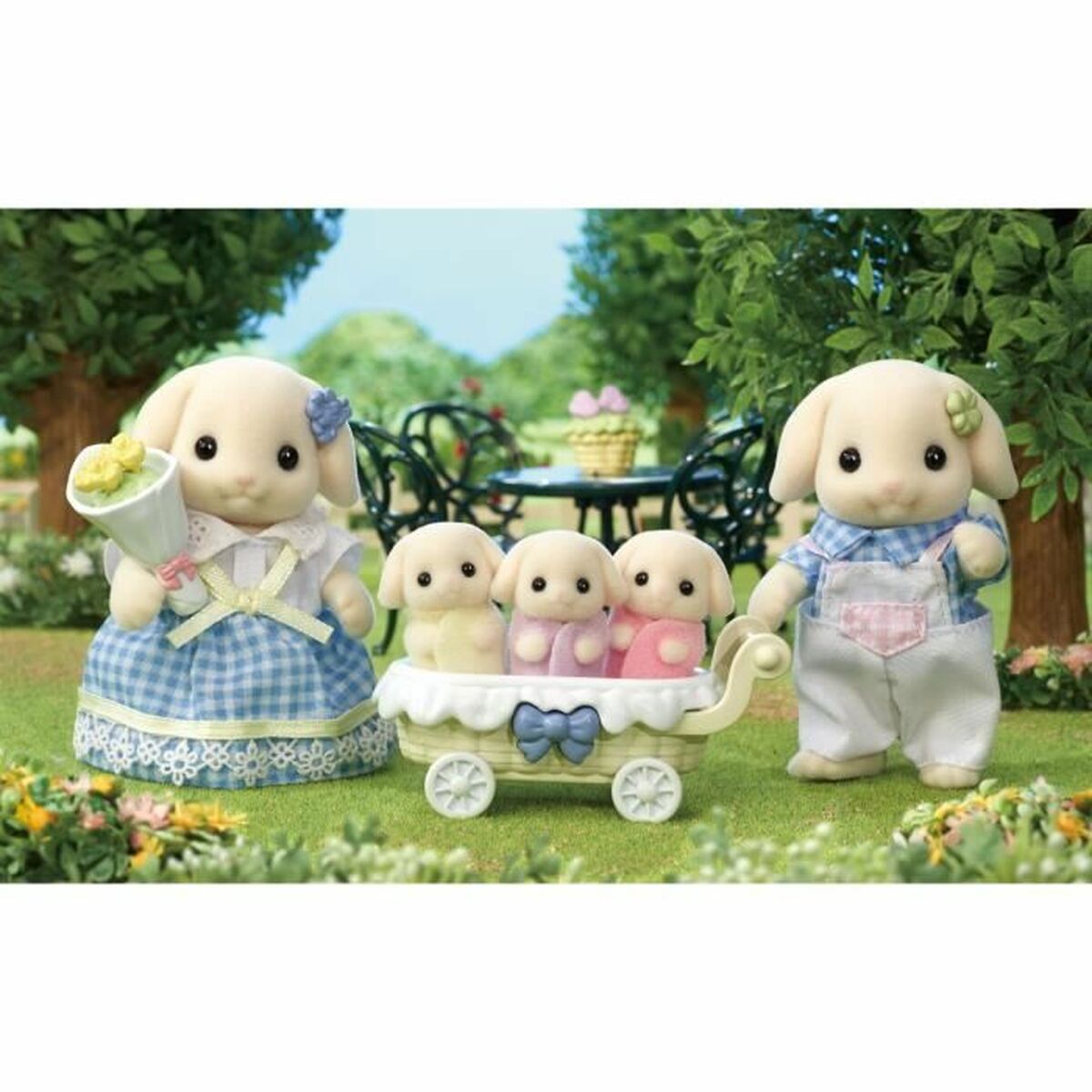 Tillbehör till dockhus Sylvanian Families 5735 Flora Rabbit family - 6