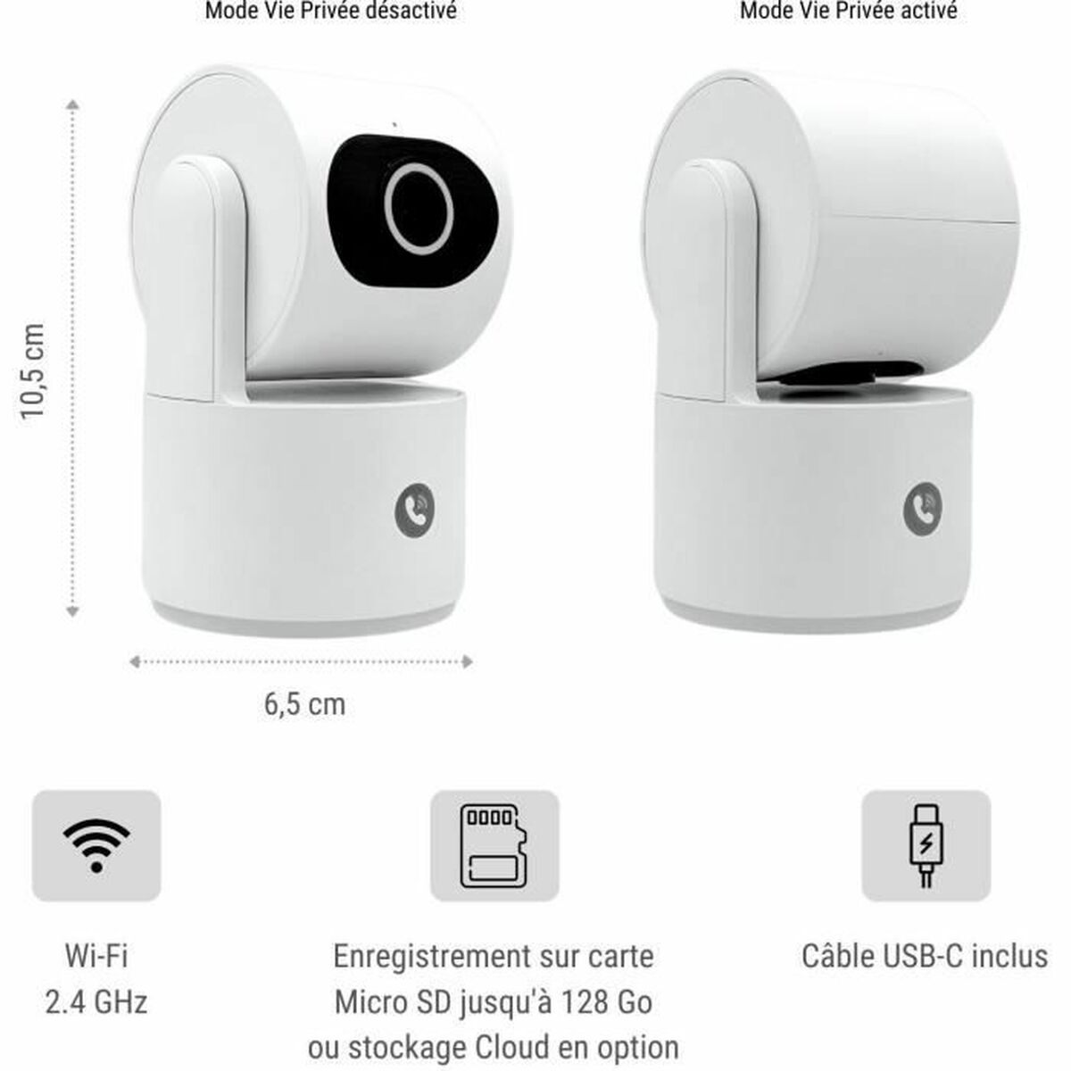 Övervakningsvideokamera Konyks CAMINI CARE 2 - 6