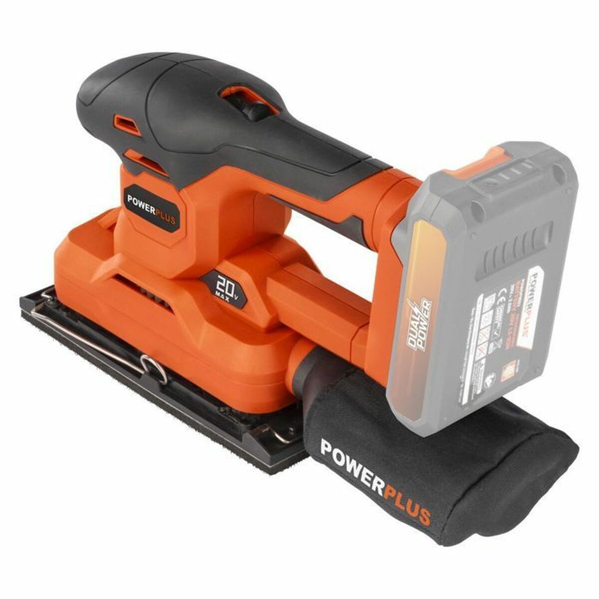 Excenterslip Powerplus Dual Power POWDP50300 187 x 90 mm - 2