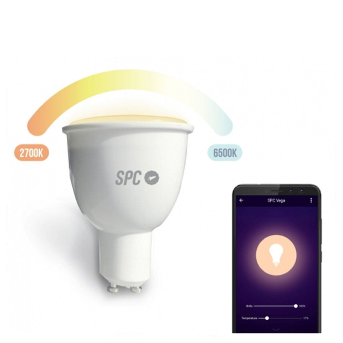 Smart-Lampa SPC Vega 380 LED 4 5W A+ GU10