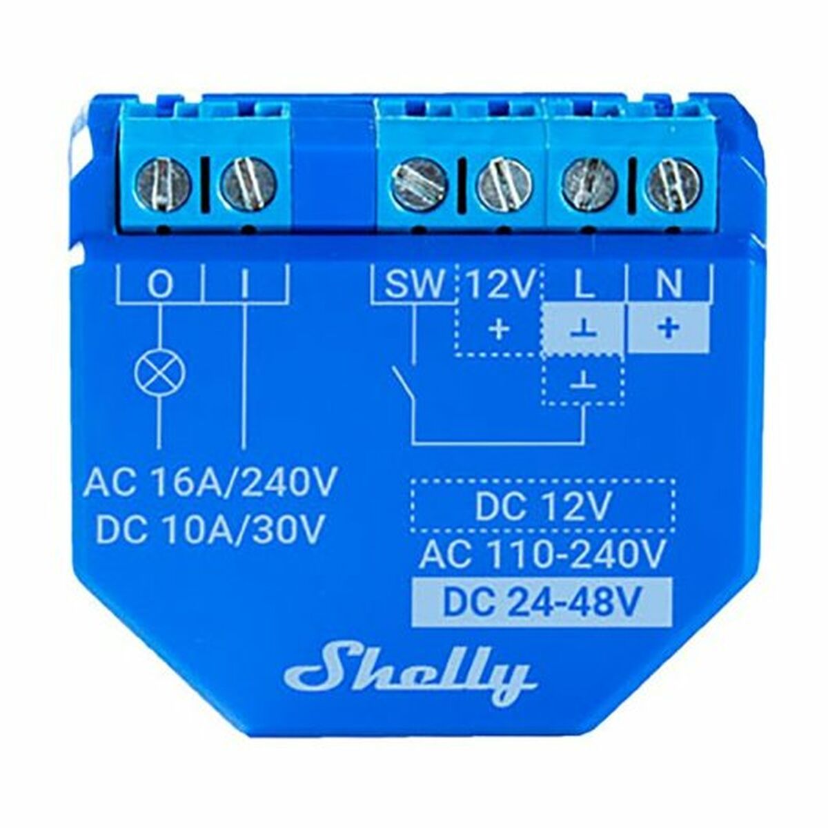 Smartkontakt OR: Intelligent Kontakt Shelly 100 - 240 V 16 A