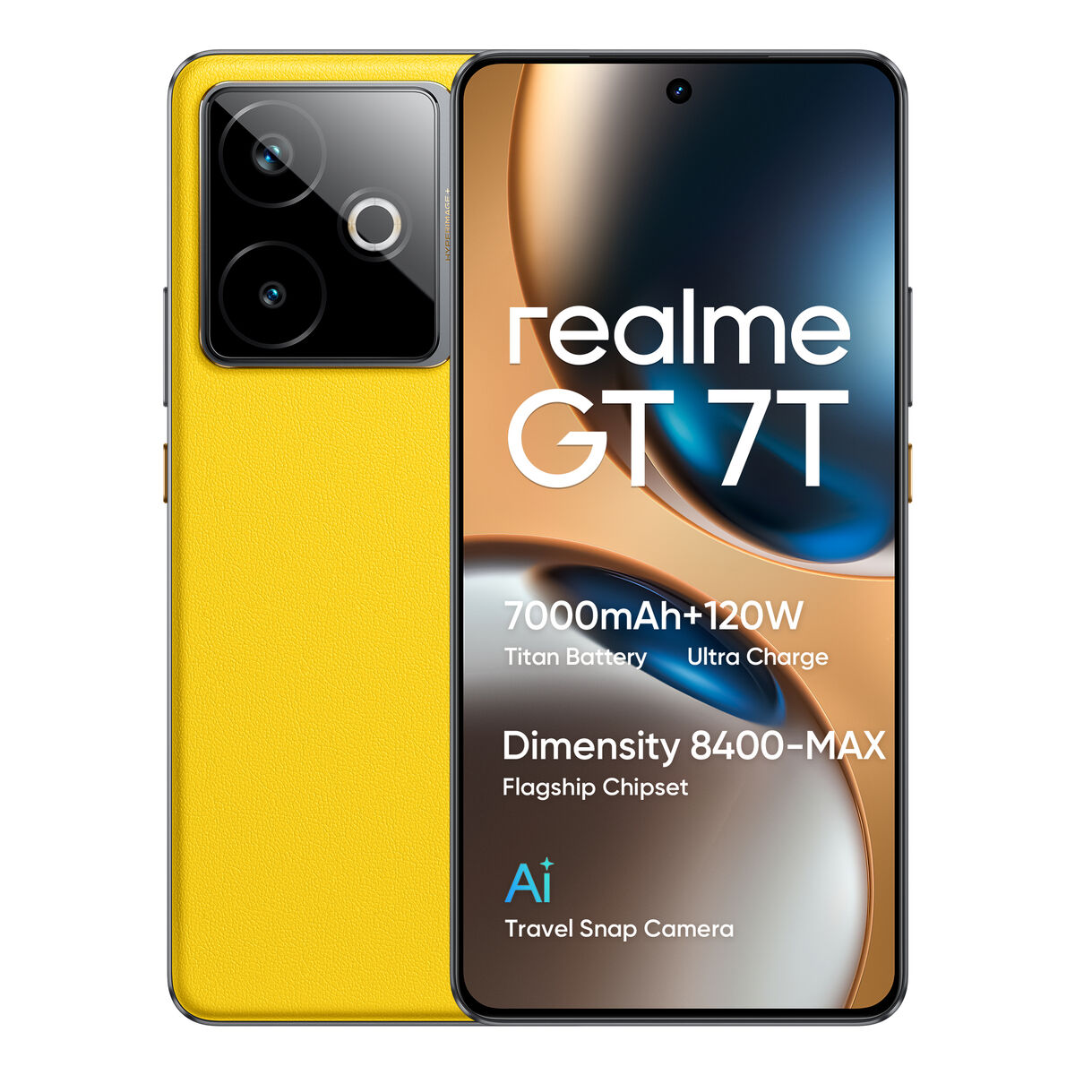 Smartphone Realme GT 7T 6,8" 12 GB RAM 256 GB Gul - 2