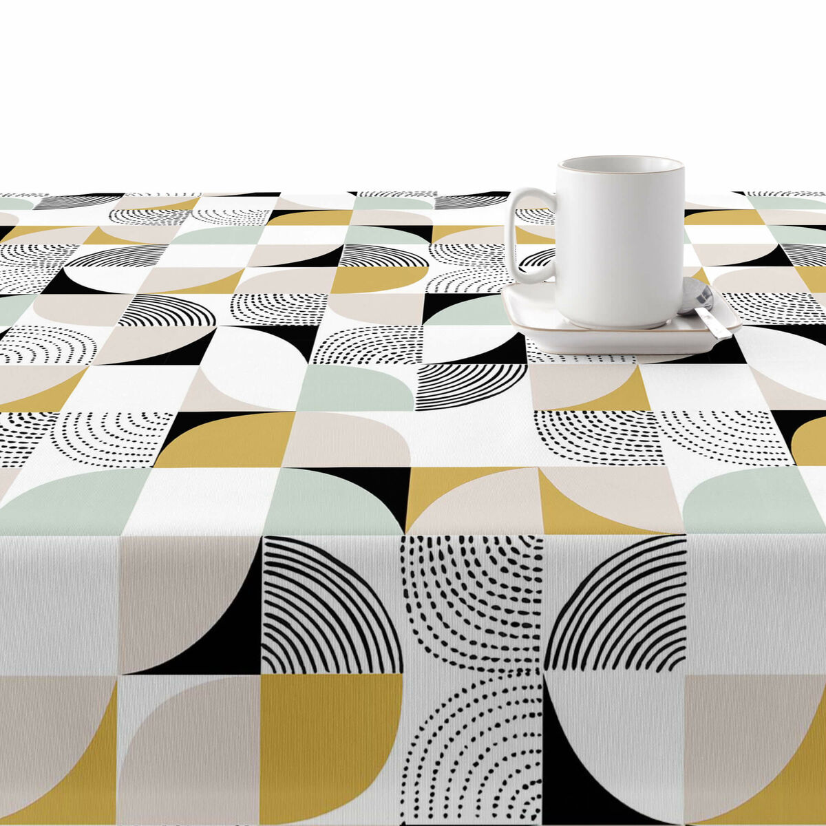 Fläckresistent bordsduk Belum P20 Multicolour 180 x 250 cm Geometrisk XL - 2
