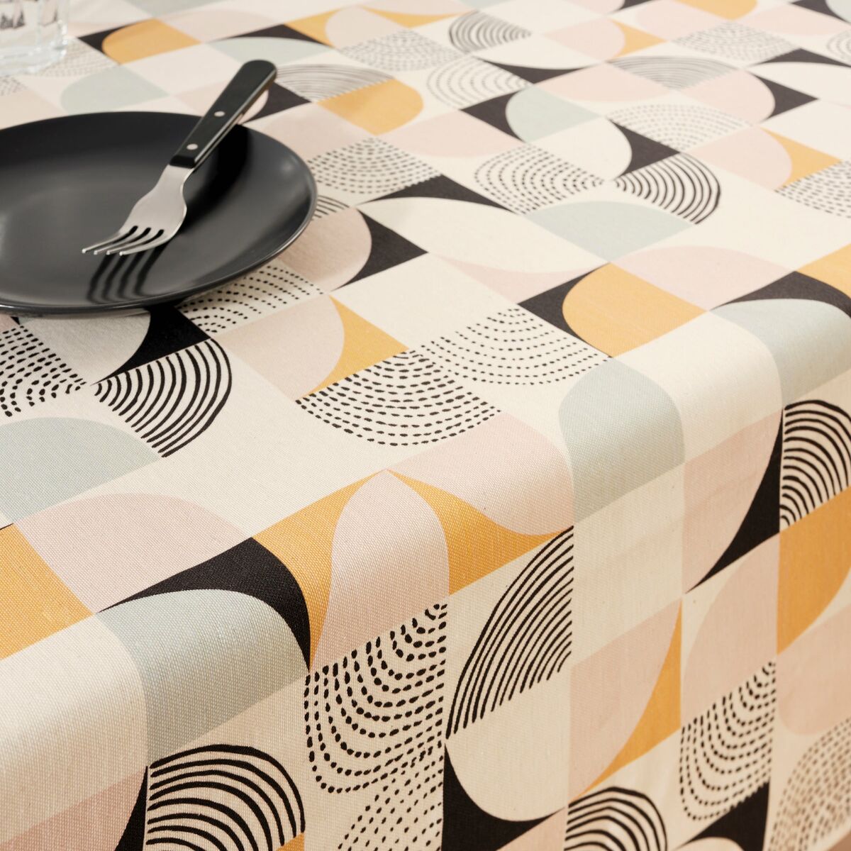 Fläckresistent bordsduk Belum P20 Multicolour 180 x 250 cm Geometrisk XL - 10