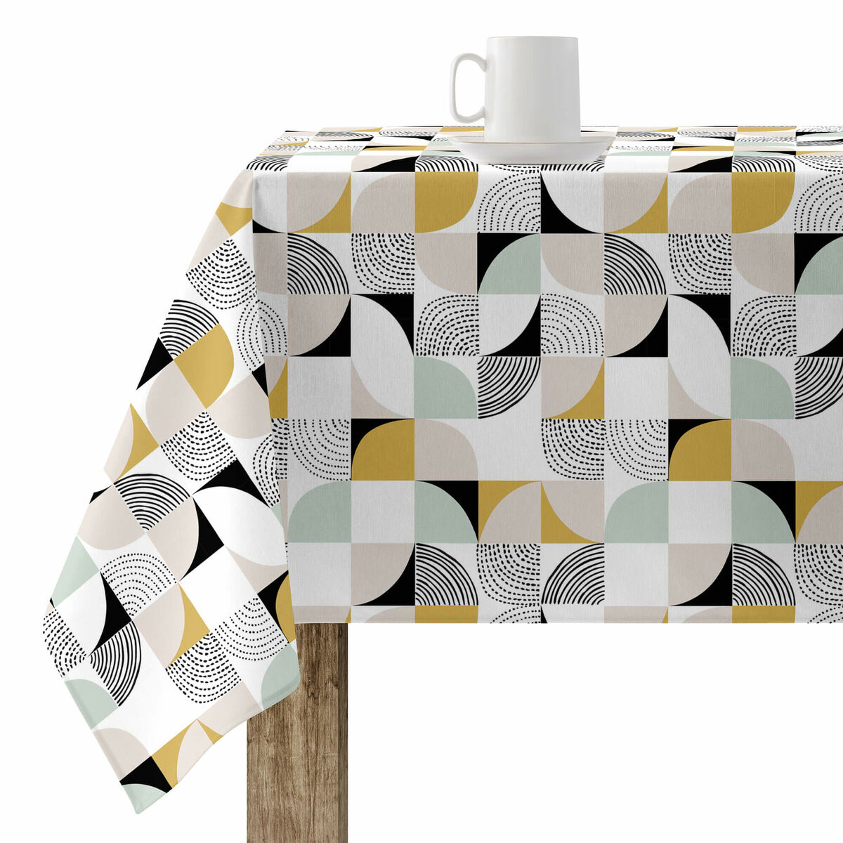 Fläckresistent bordsduk Belum P20 Multicolour 180 x 250 cm Geometrisk XL
