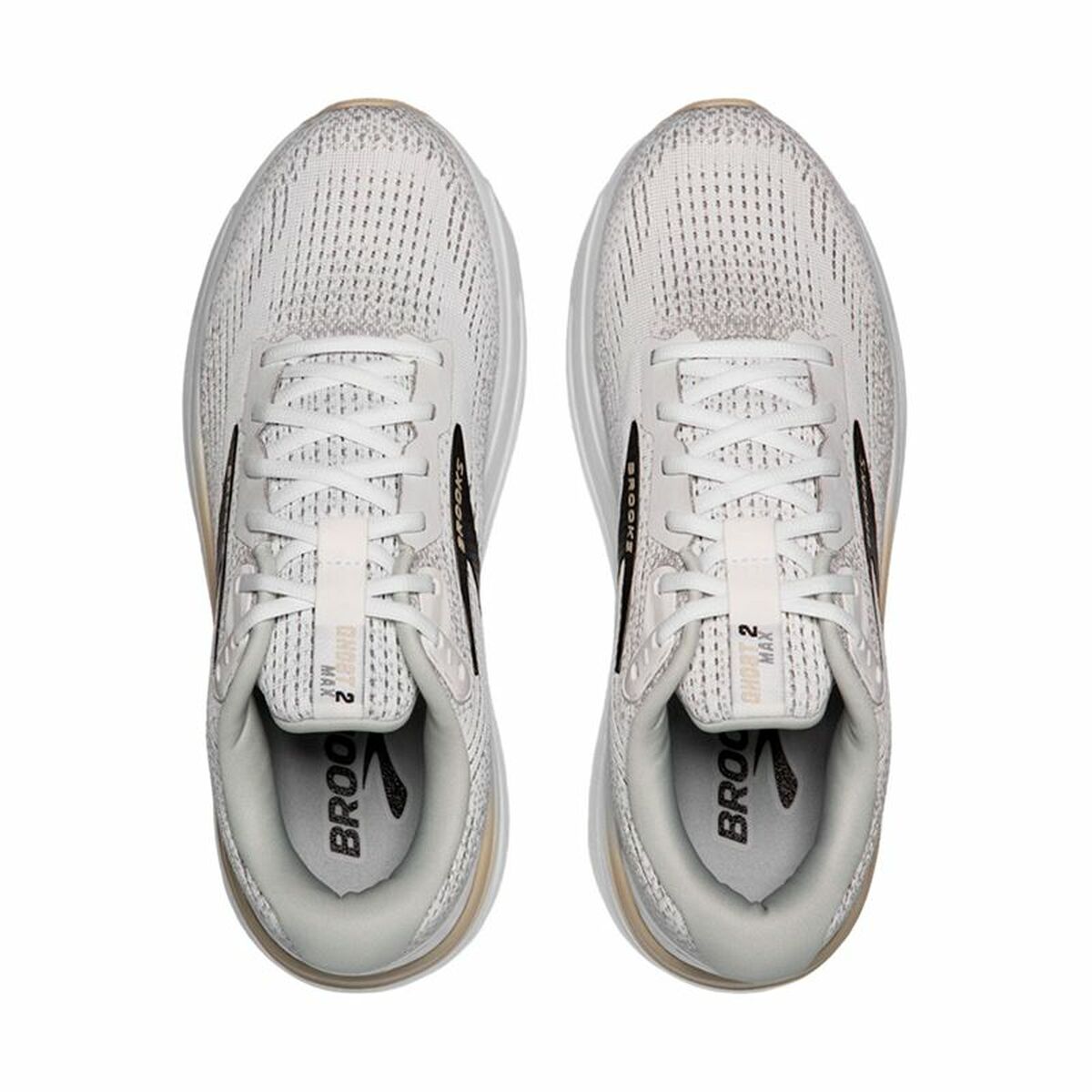 Gymnastikskor, Herr Brooks Ghost Max 2 Vit - 4