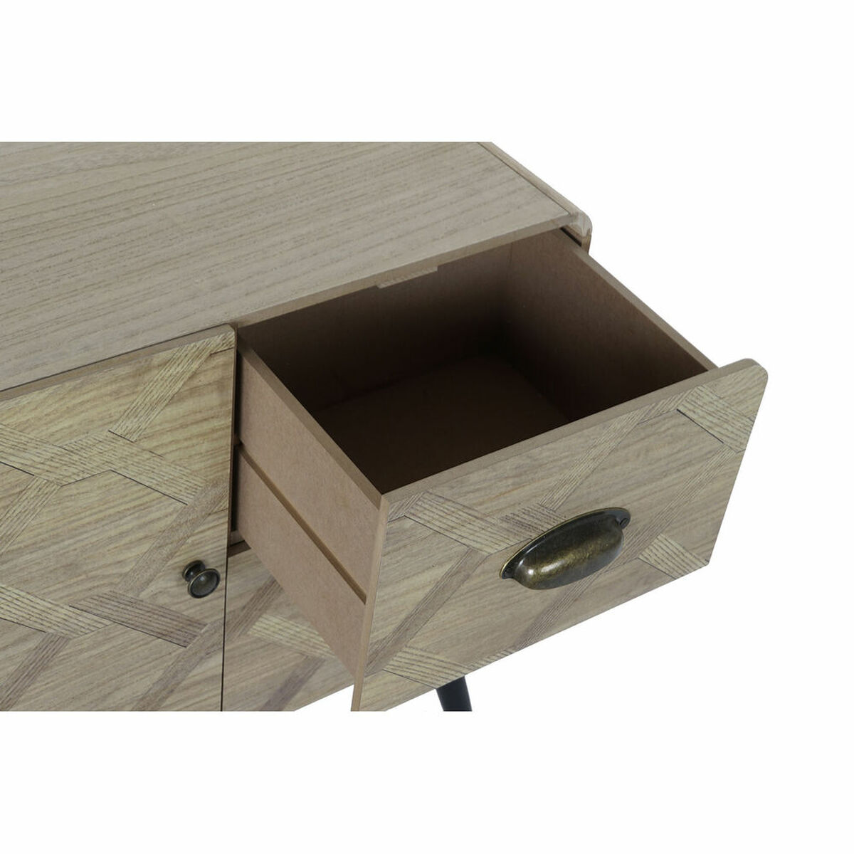 Byrå DKD Home Decor Svart Naturell Trä MDF Boho 60 x 31 x 56 cm - 15