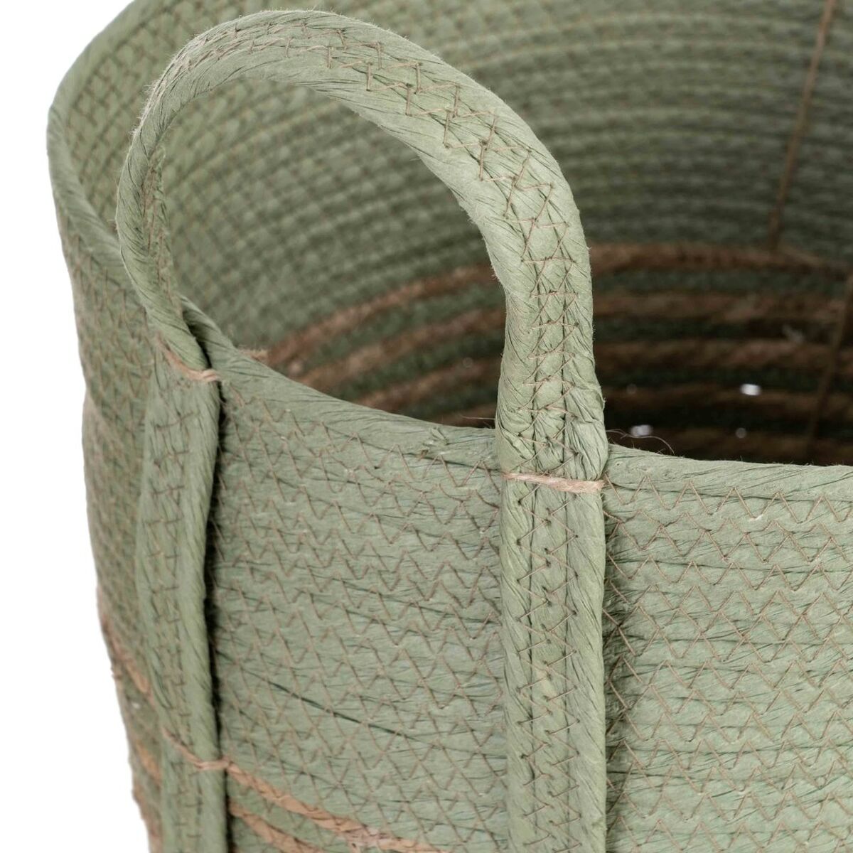 Korgset 42 x 42 x 48 cm Mint Naturliga fibrer (3 Delar) - 10