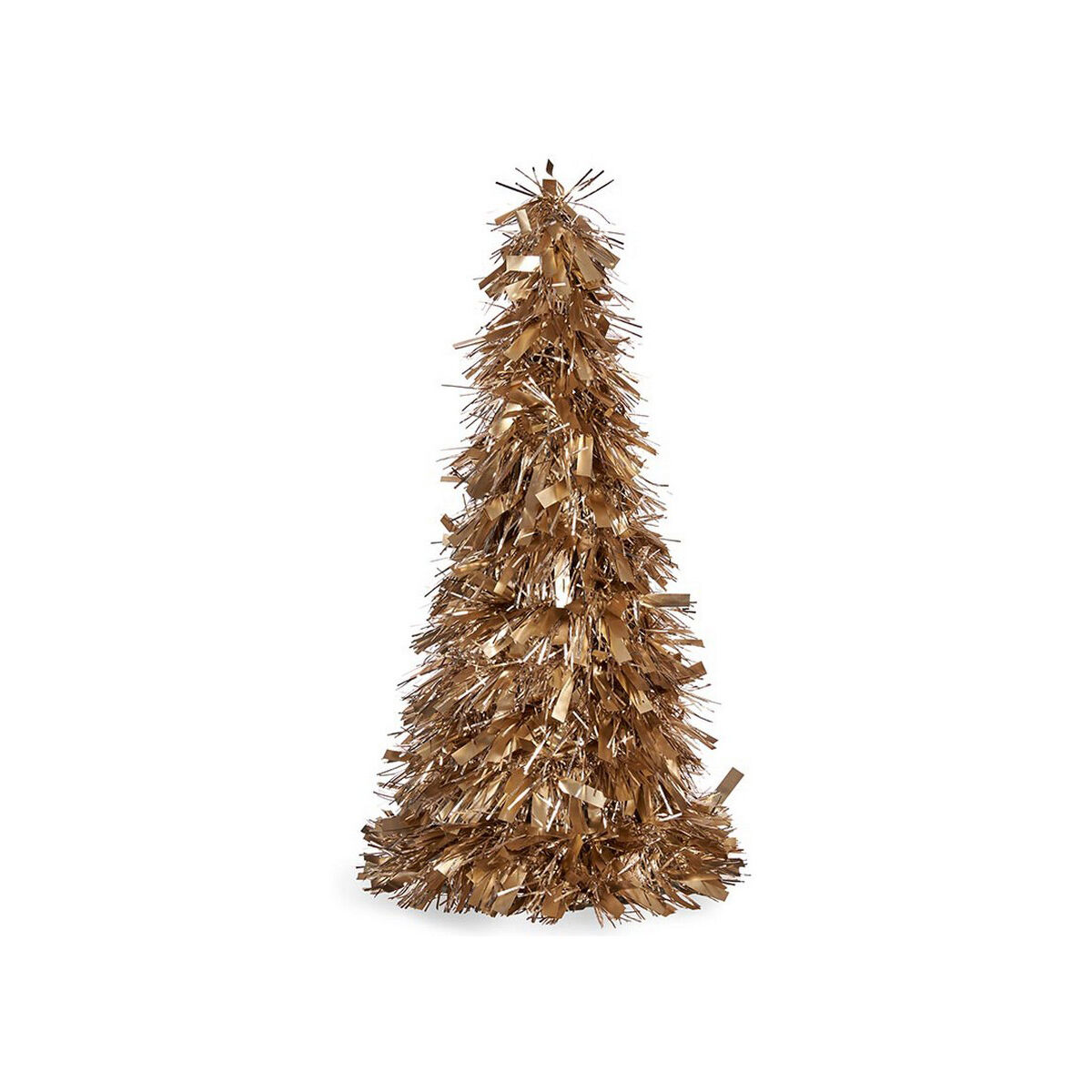 Julgran Krist+ Vit Gyllene polypropen PET Plast Matt Glitter 18 x 18 x 45,5 cm 27 x 45,5 x 27 cm