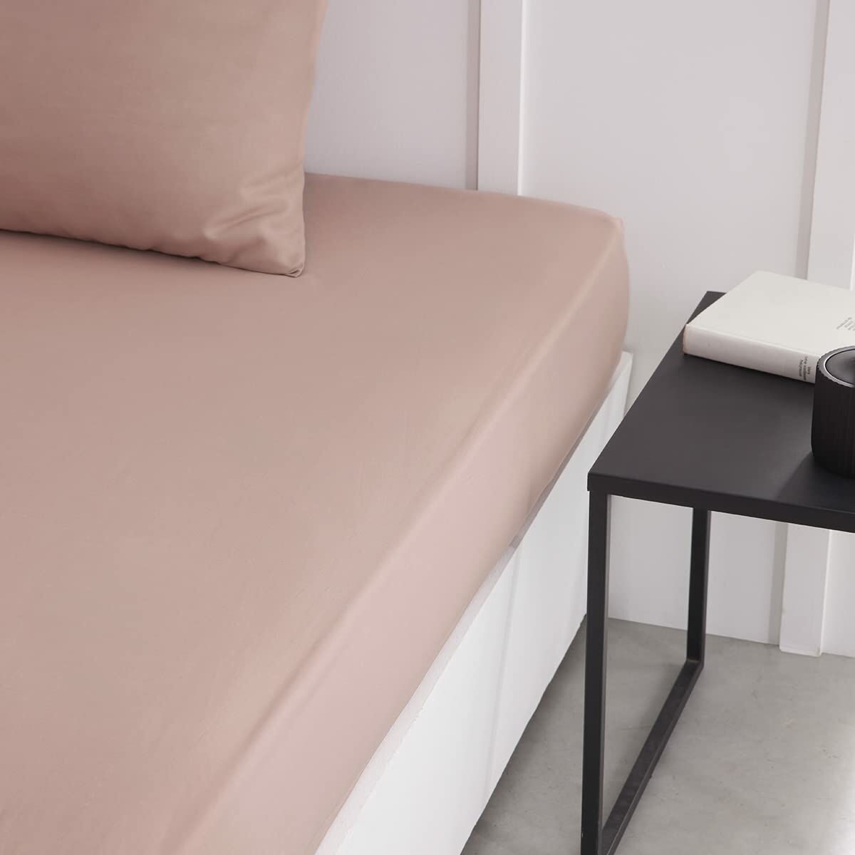 Inpassat underlakan TODAY Essential Ljusrosa 90 x 190 cm - 2