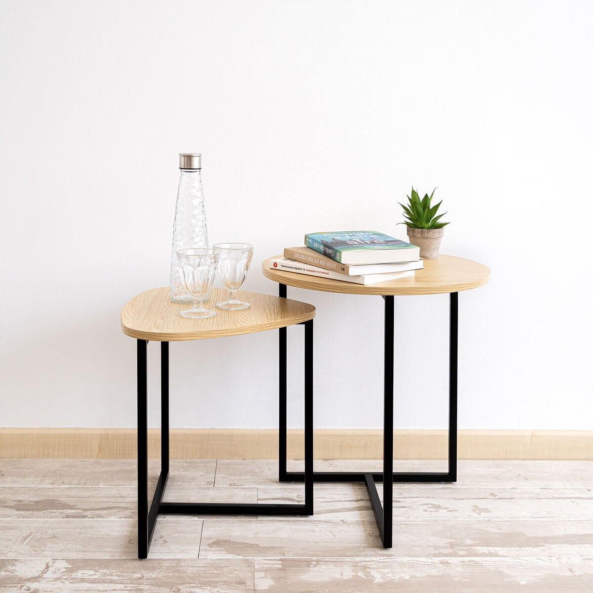 Sidobord Vinthera Moa 2 Delar Metall - 9