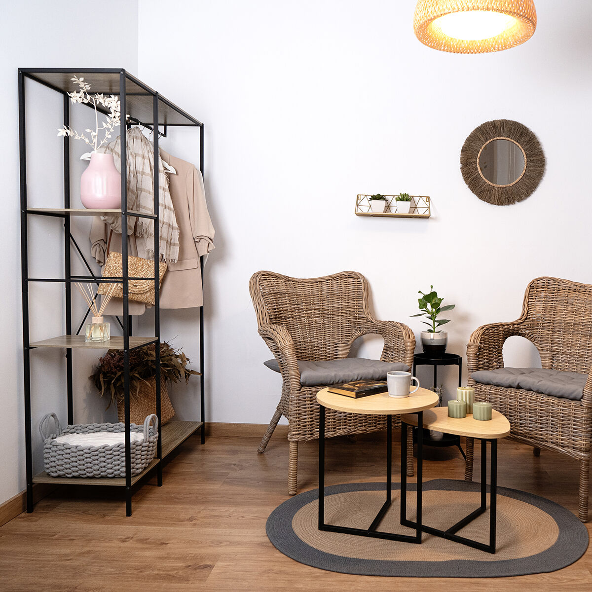 Sidobord Vinthera Moa 2 Delar Metall - 8