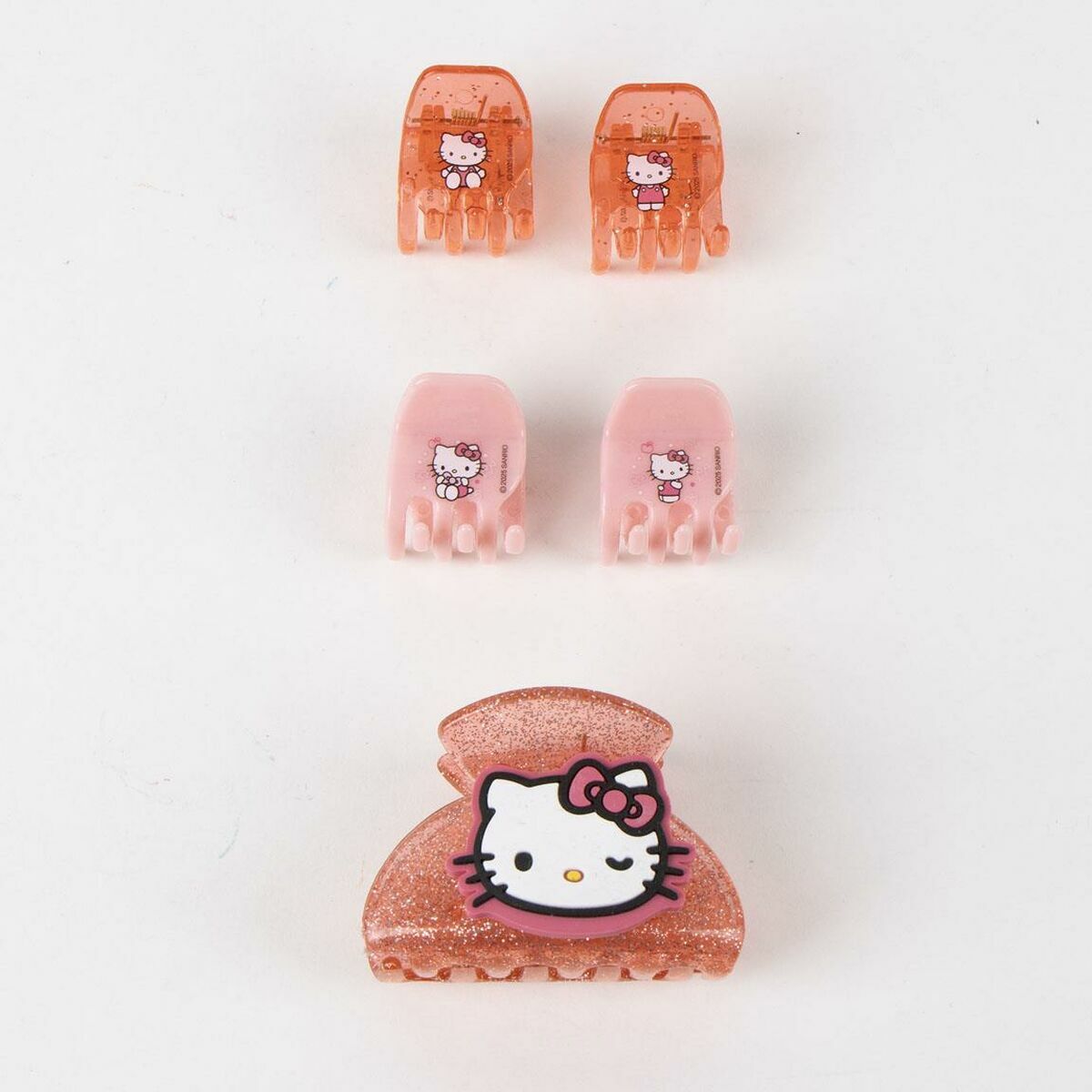 Hårklämmor Hello Kitty Rosa - 2