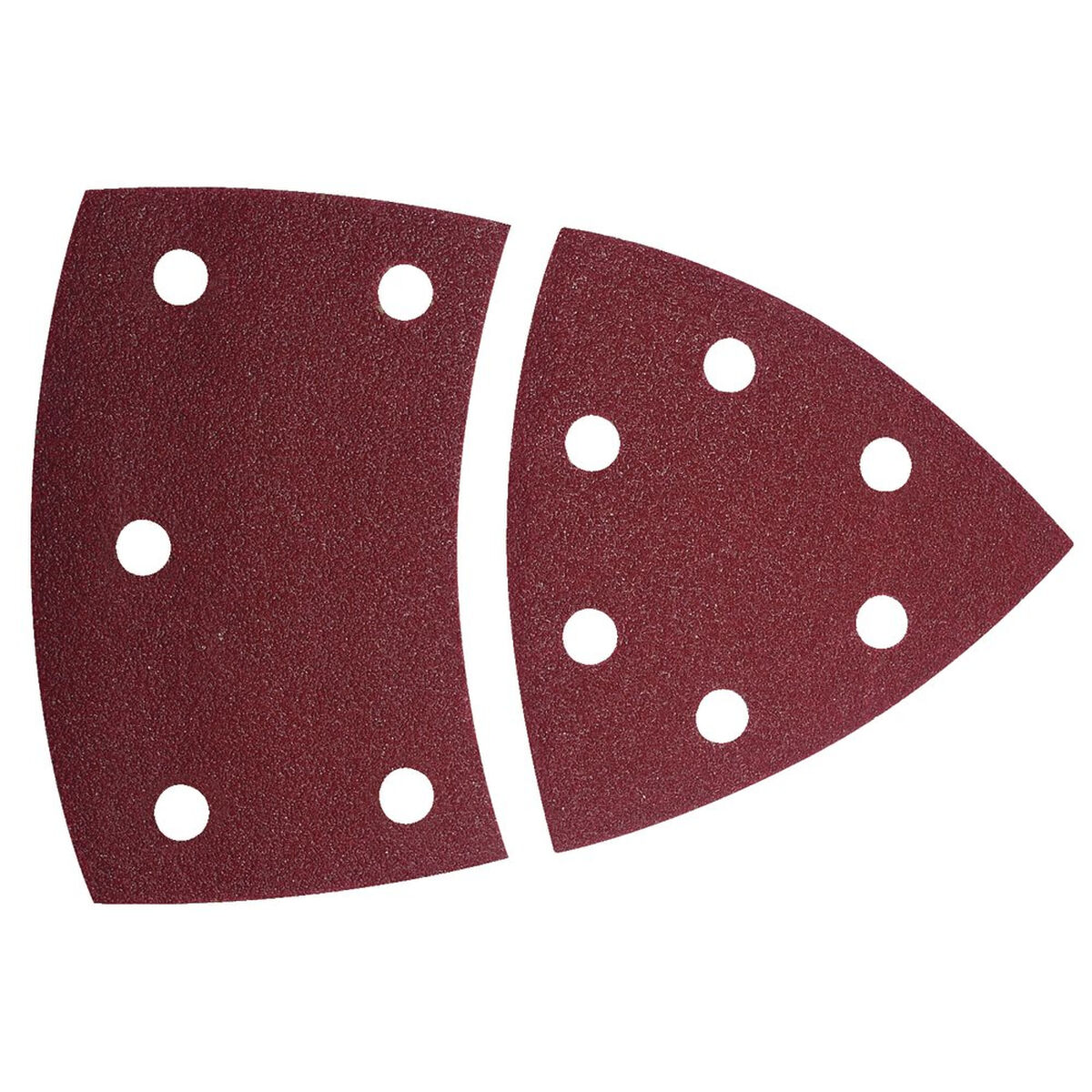 Sandpapper Wolfcraft 1813000 80 g 10 antal (9,5 cm) - 2