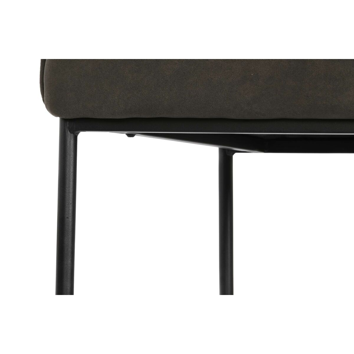 Sittpall DKD Home Decor Mörkbrun Metall 59 x 60 x 107 cm - 12