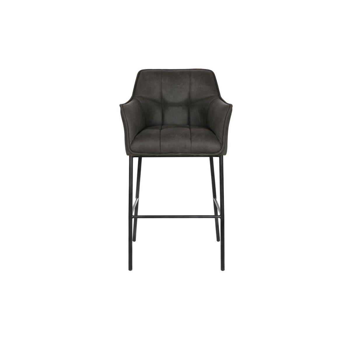 Sittpall DKD Home Decor Mörkbrun Metall 59 x 60 x 107 cm - 5