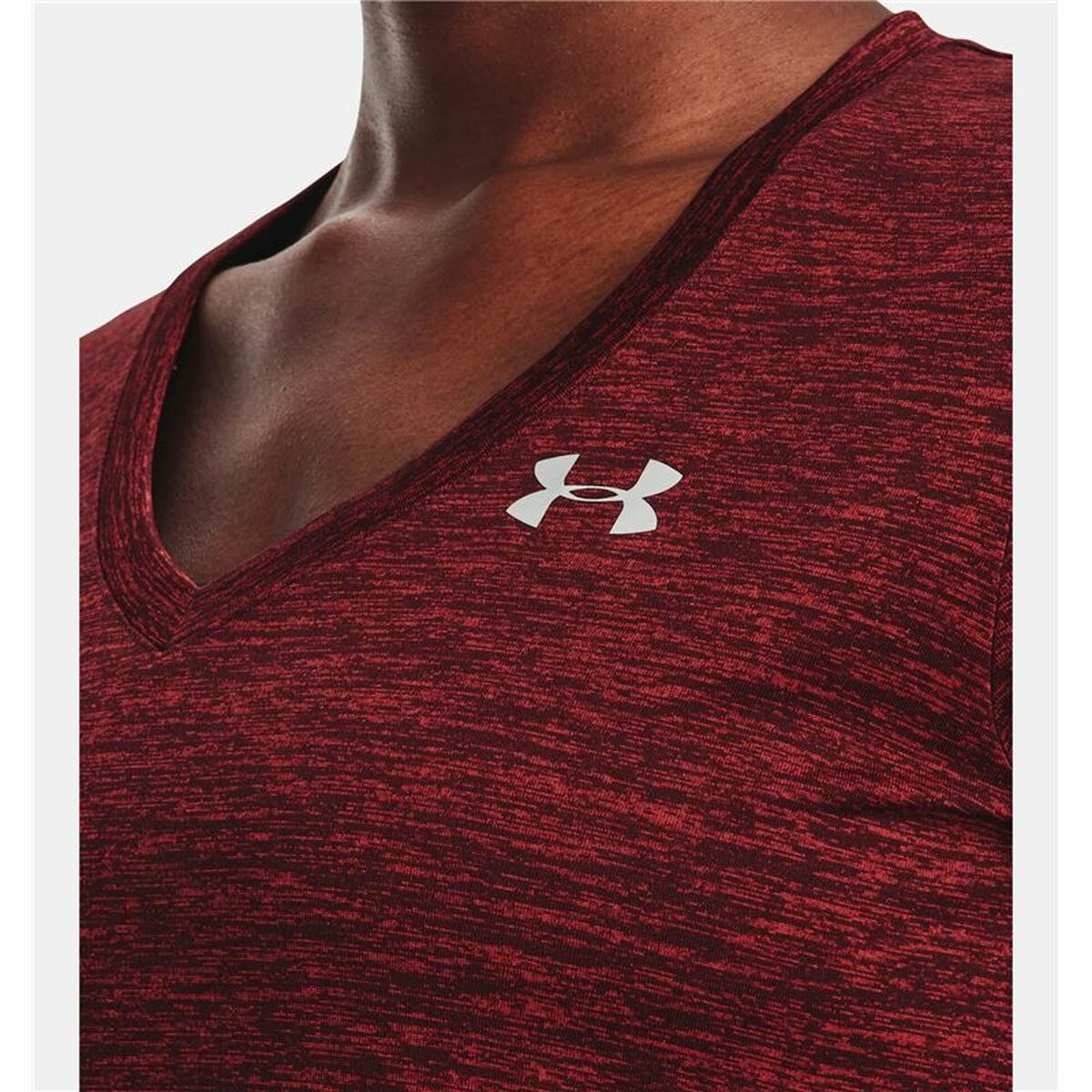 T-shirt med kortärm Dam Under Armour Mörkröd - 4